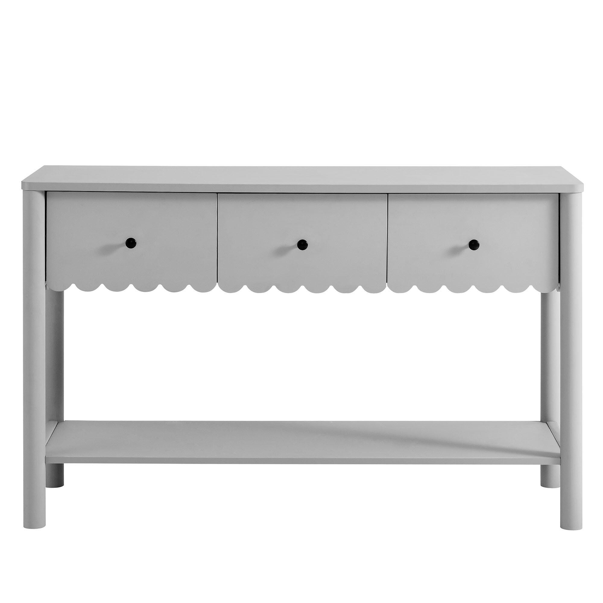 Modway Emmeline Console Table, Light Gray, large