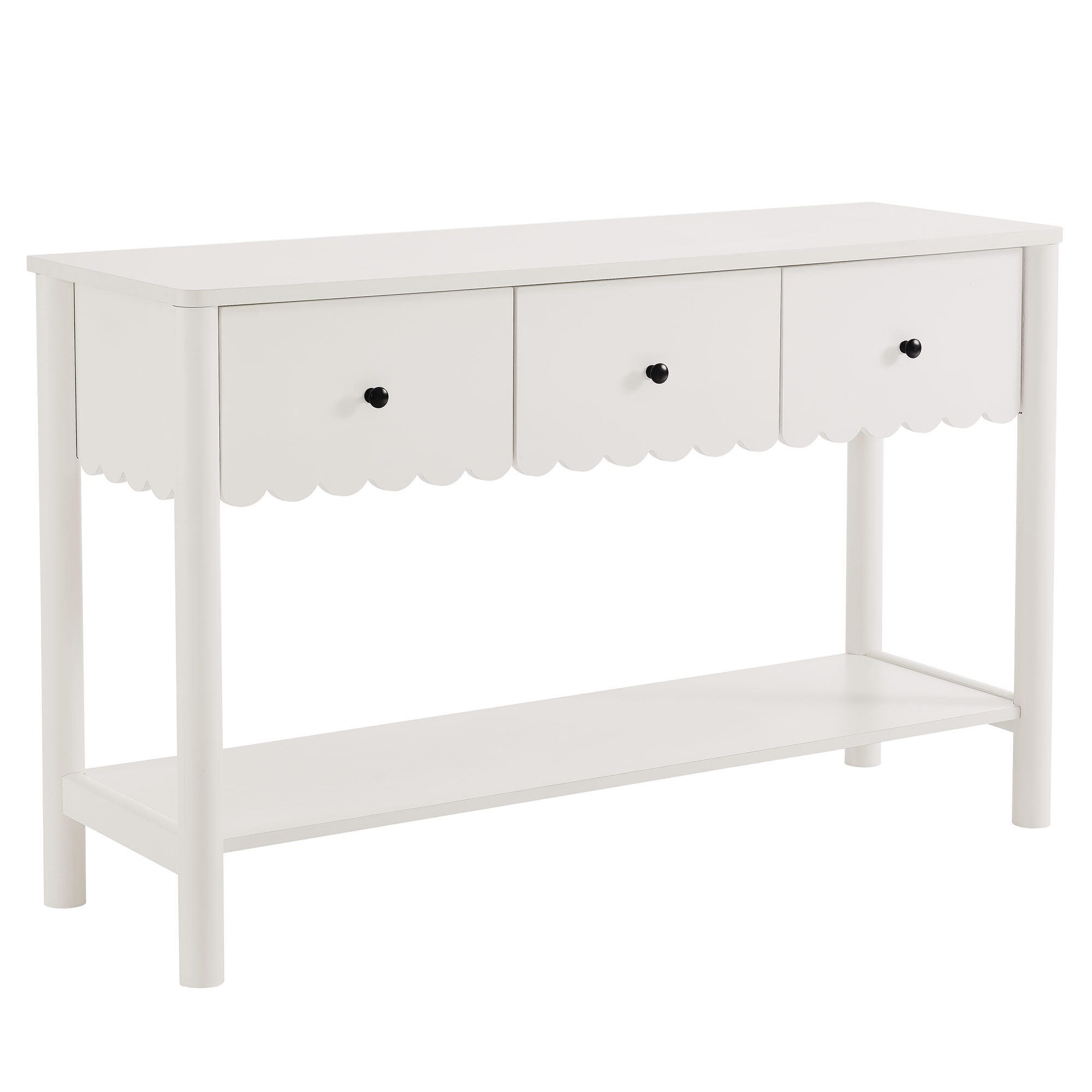 Modway Emmeline Console Table, White, large