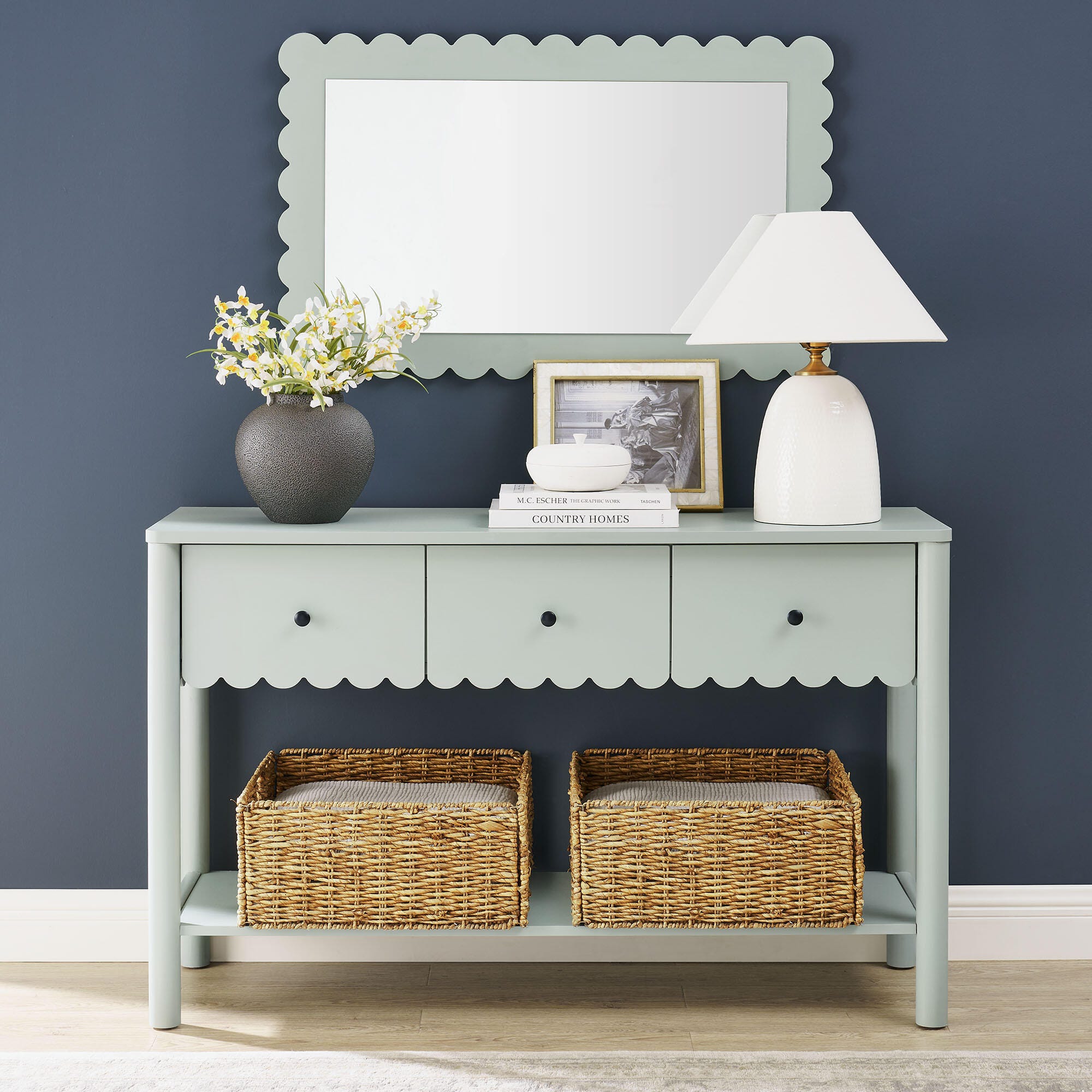 Modway Emmeline Console Table, Sage, rollover