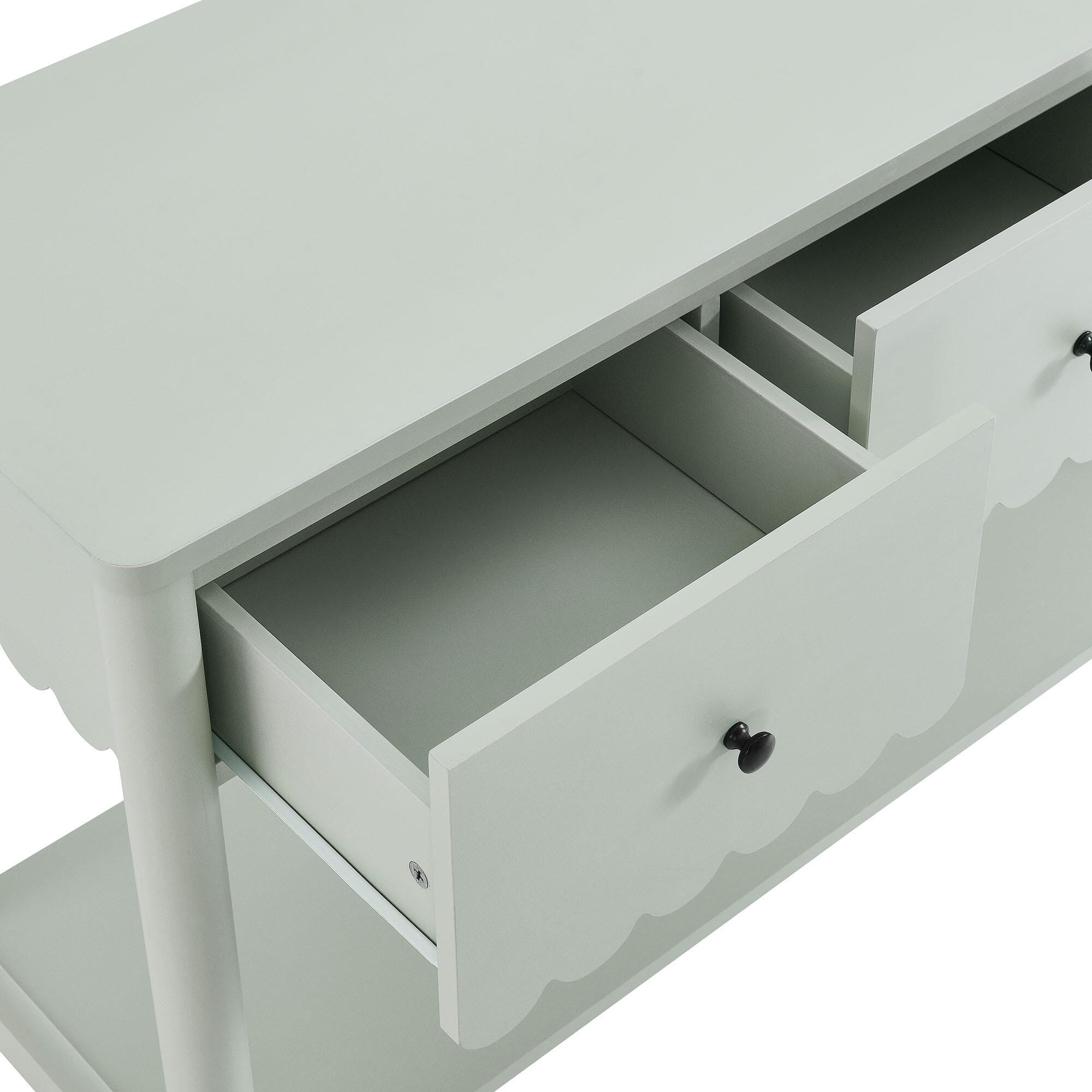 Modway Emmeline Console Table, Sage, large