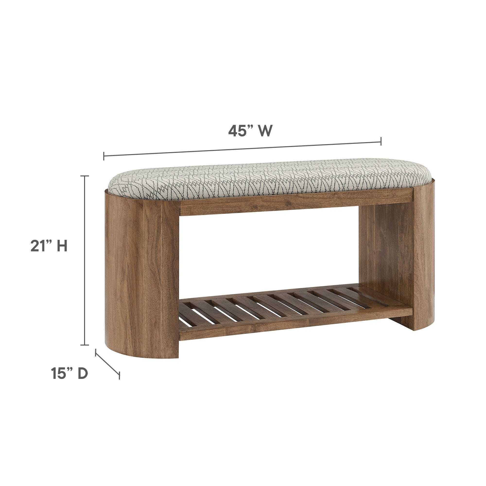 Modway Ashby Bench, , large