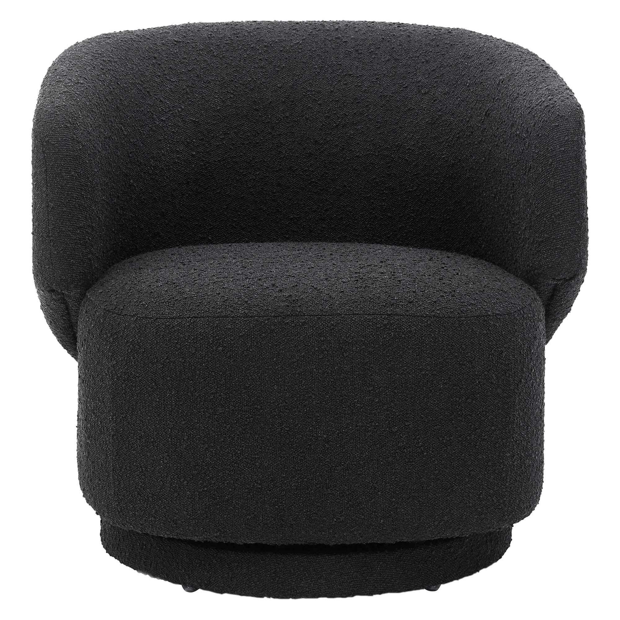 Modway Celestia Swivel Accent Chair, Black, large