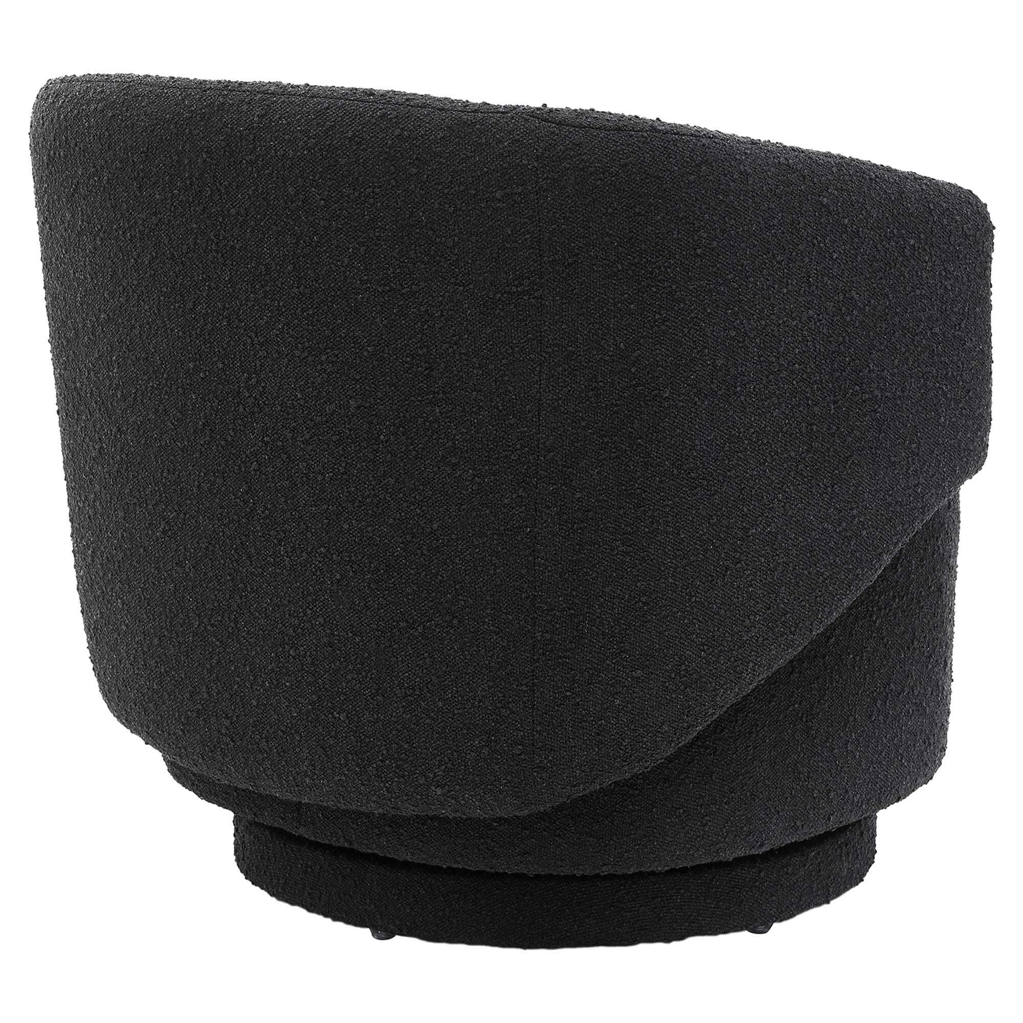 Modway Celestia Swivel Accent Chair, Black, large