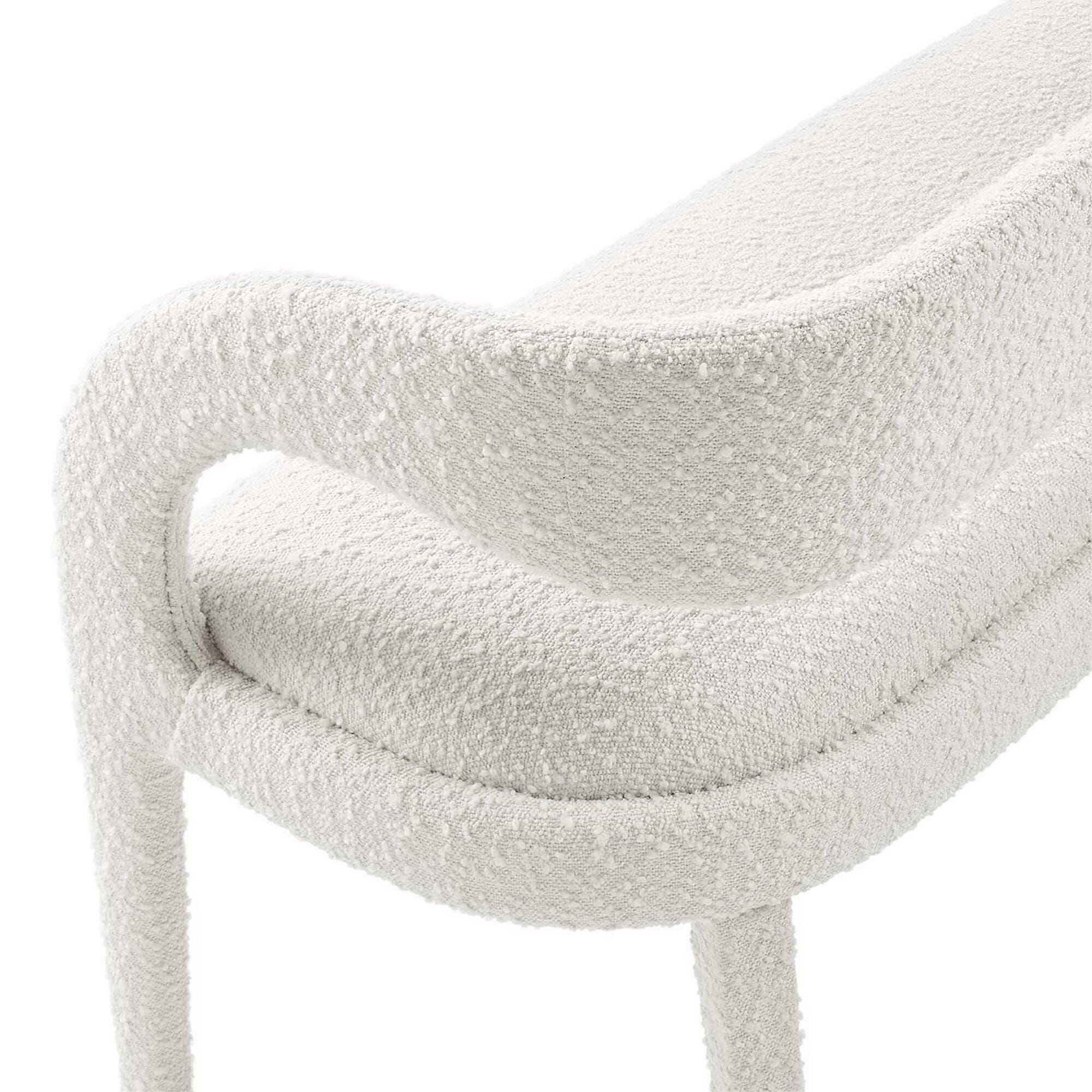 Modway Pinnacle Bench, Ivory, large