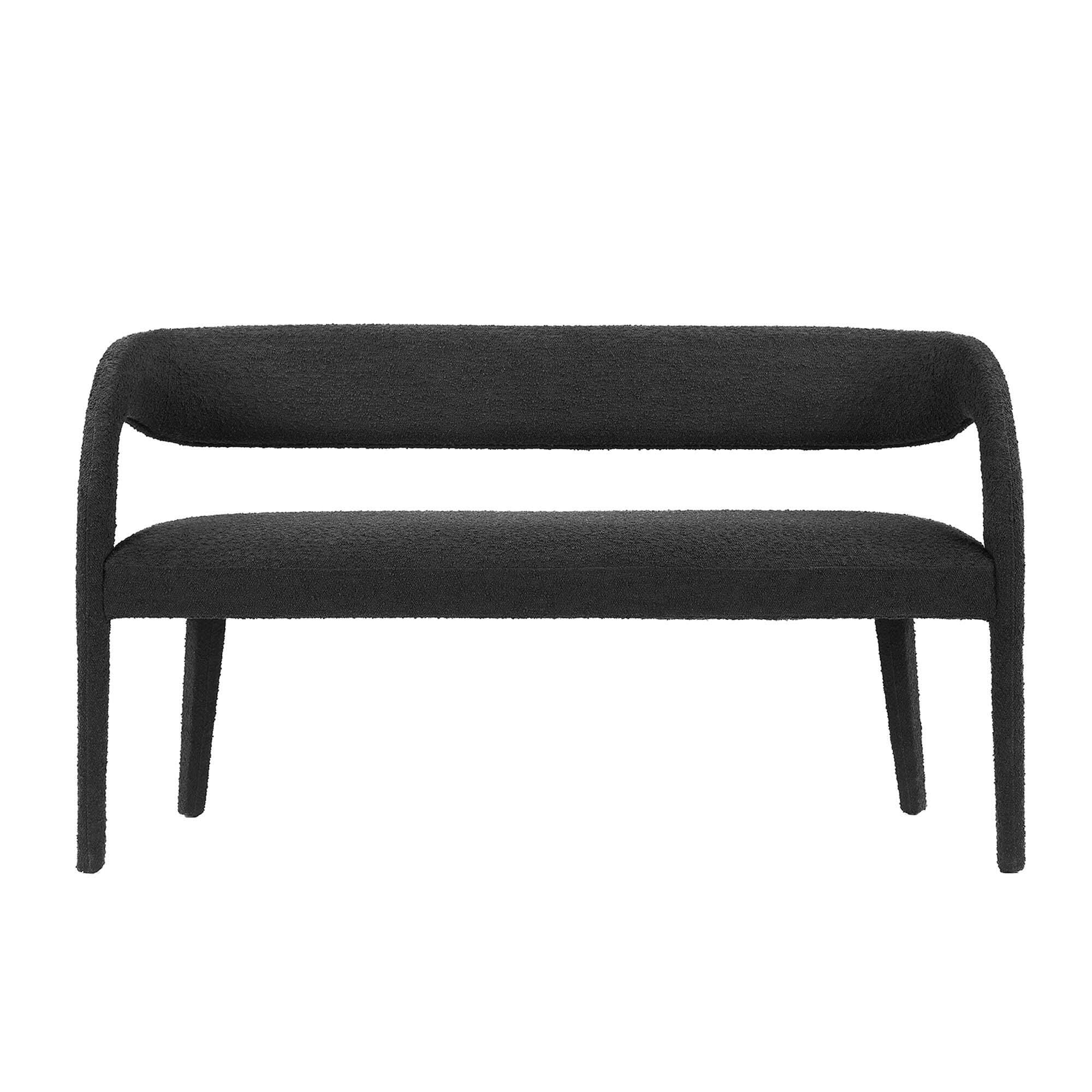 Modway Pinnacle Bench, Black, large