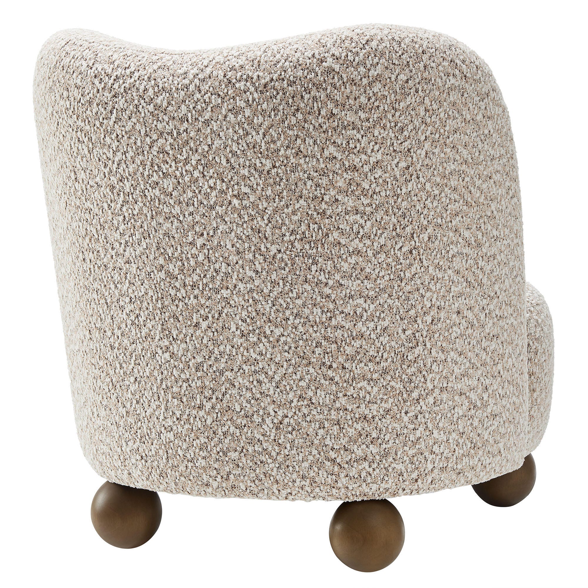 Modway Monroe Accent Chair, Beige/Walnut, large