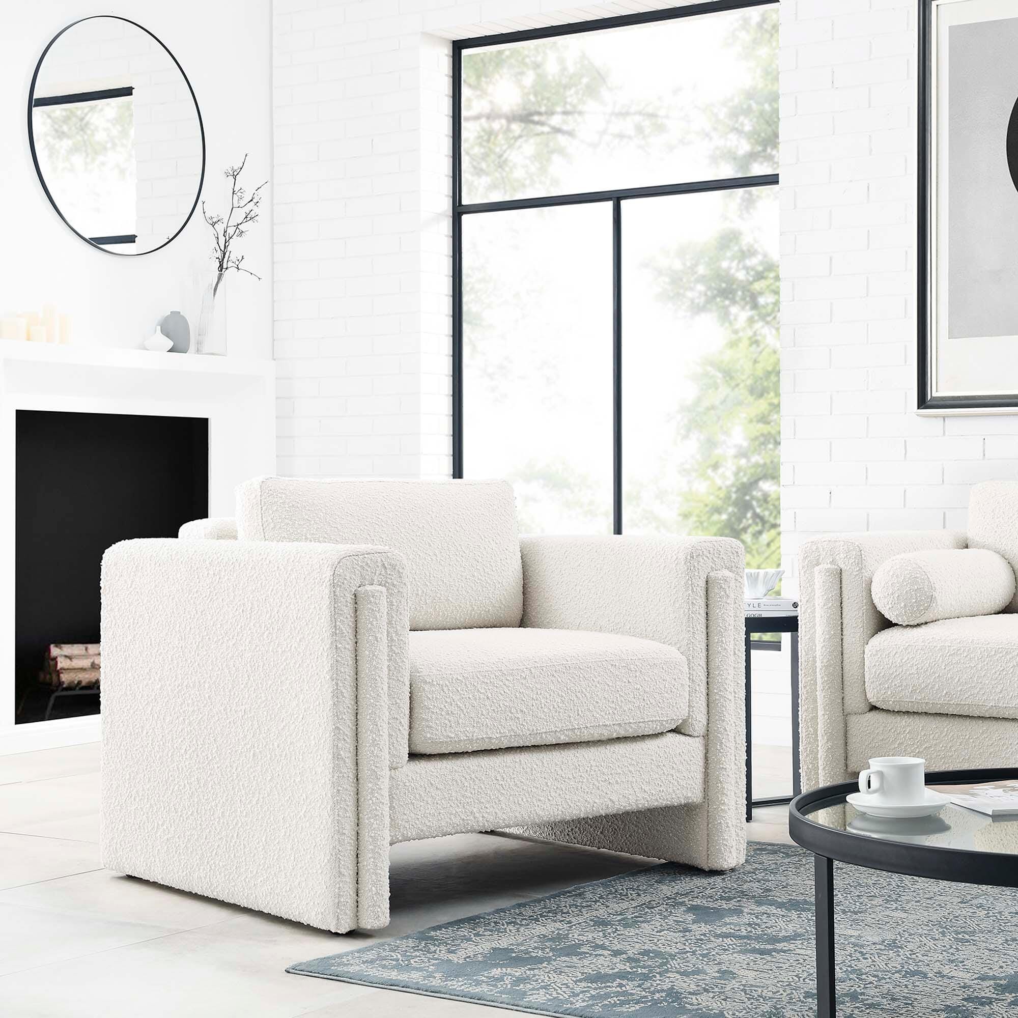 Modway Visible Accent Chair, Ivory, rollover