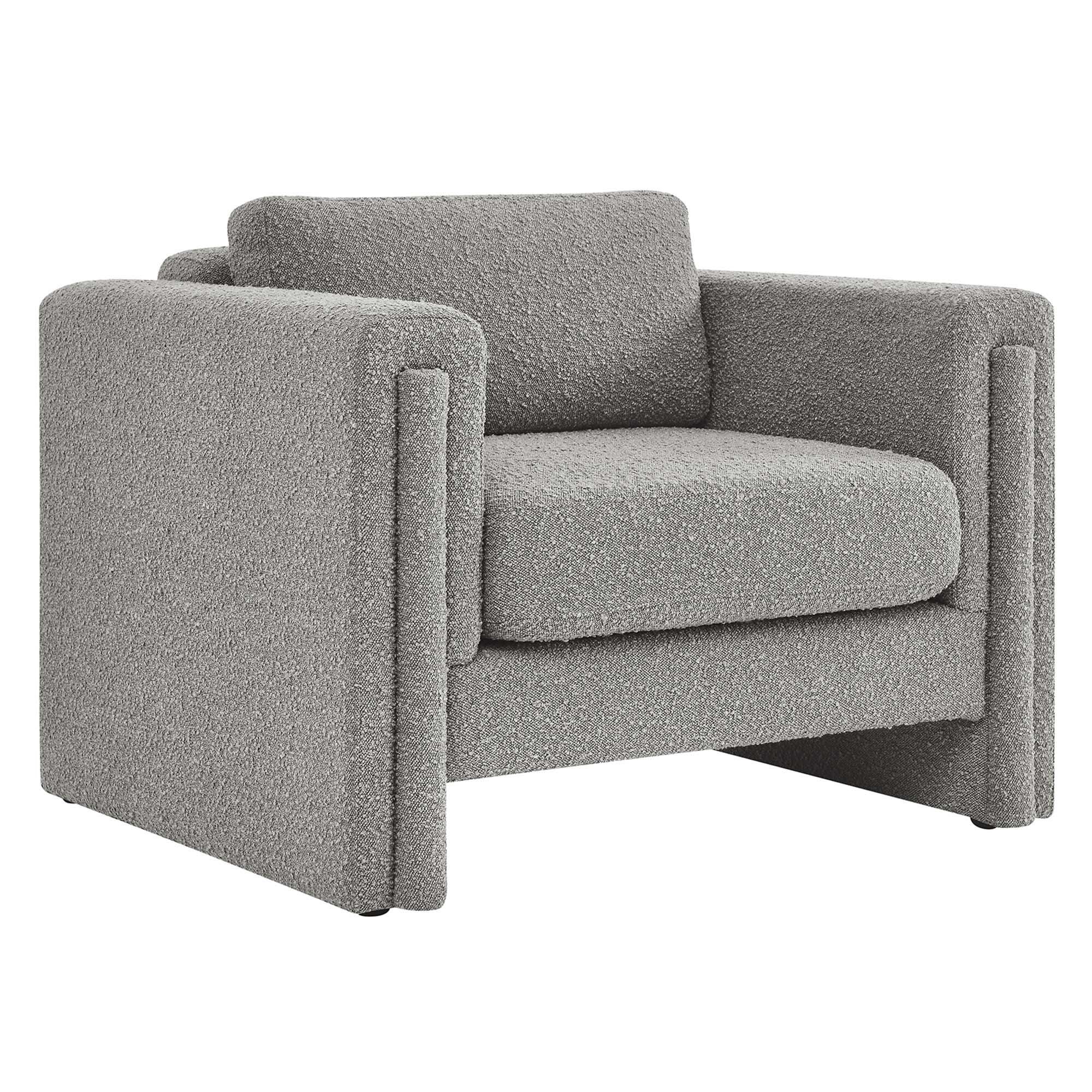Modway Visible Accent Chair, Light Gray, large