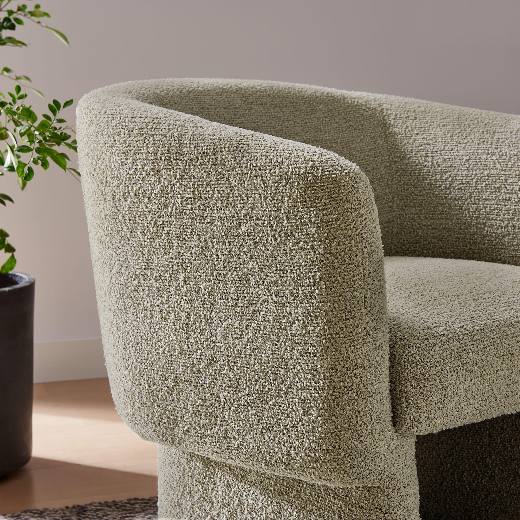 Modway Muse Accent Chair, Cork, large