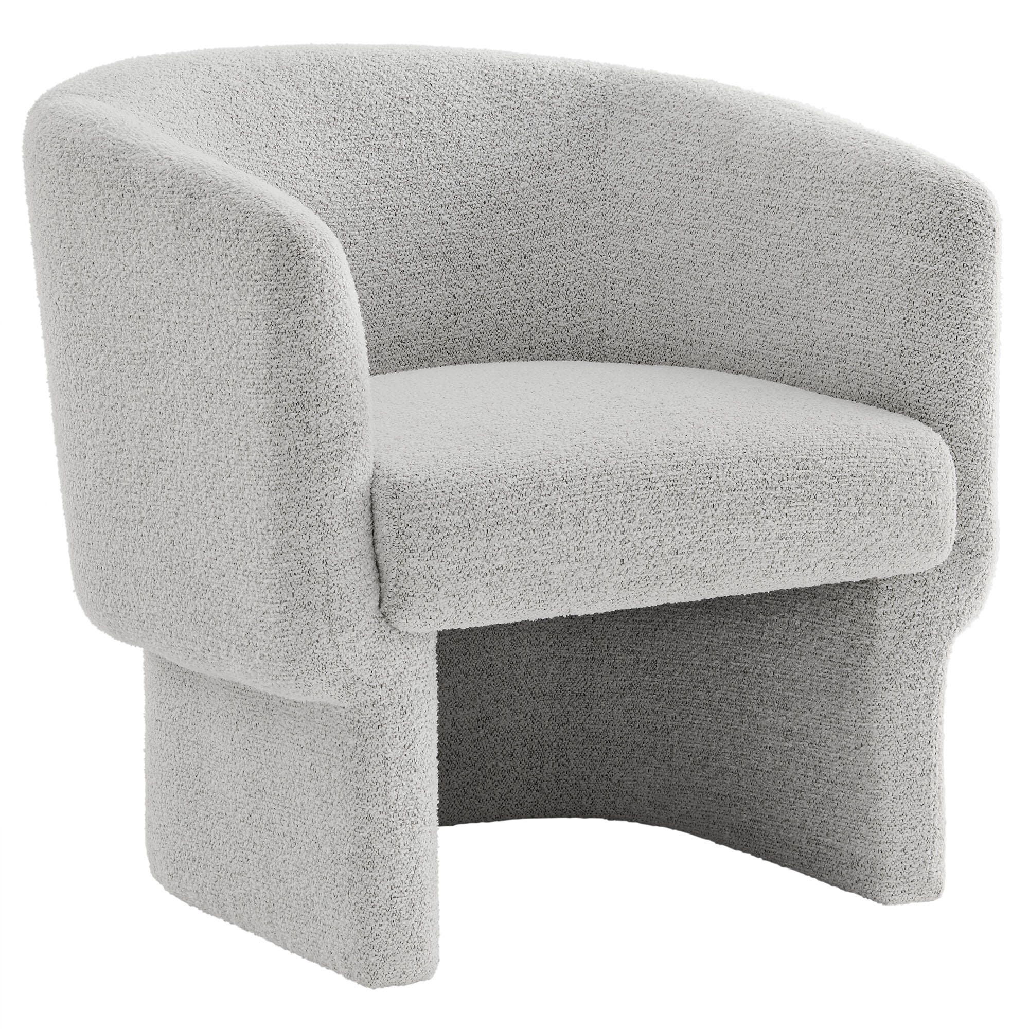 Modway Muse Accent Chair, Newsprint, large