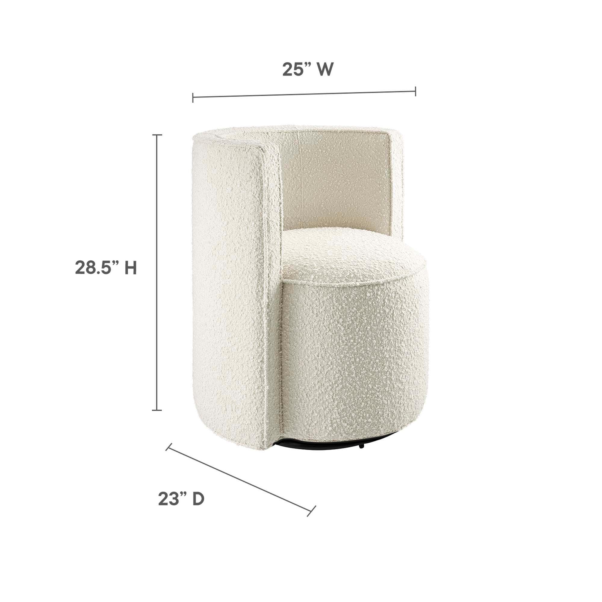 Modway Della Swivel Accent Chair, , large