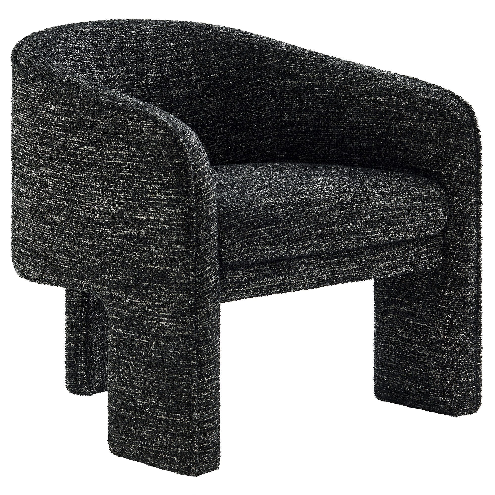 Modway Greer Accent Chair, Charcoal, large