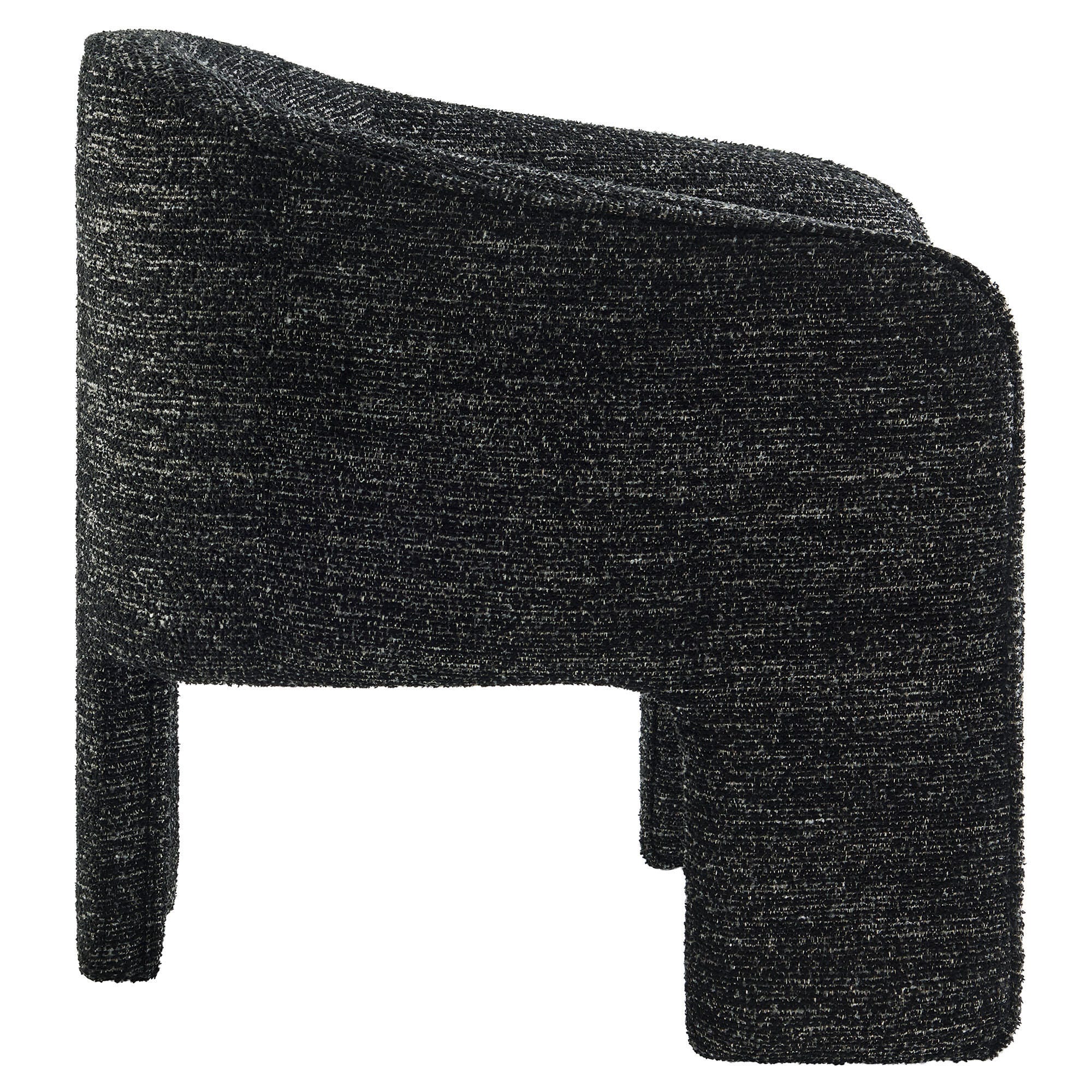 Modway Greer Accent Chair, Charcoal, large