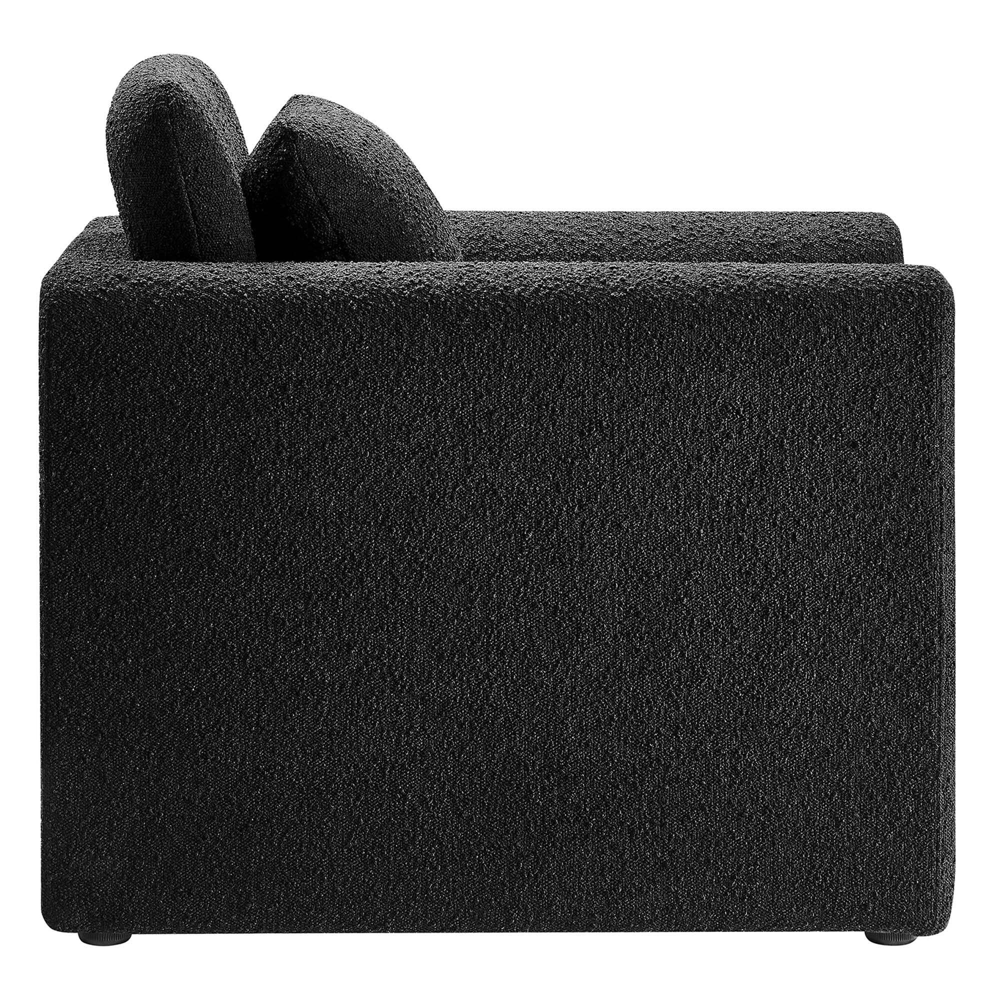 Modway Waverly Accent Chair, Black, large