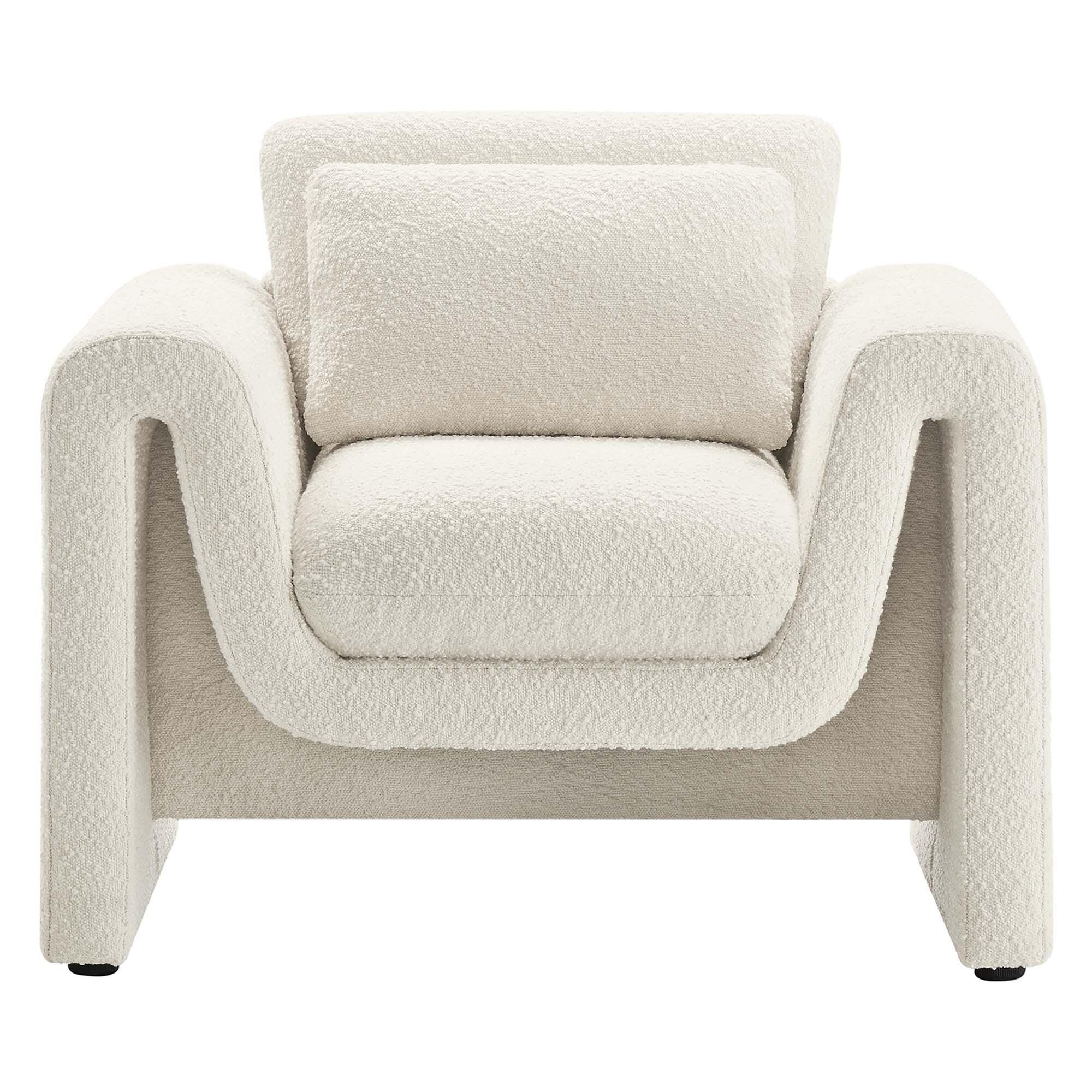 Modway Waverly Accent Chair, White, large