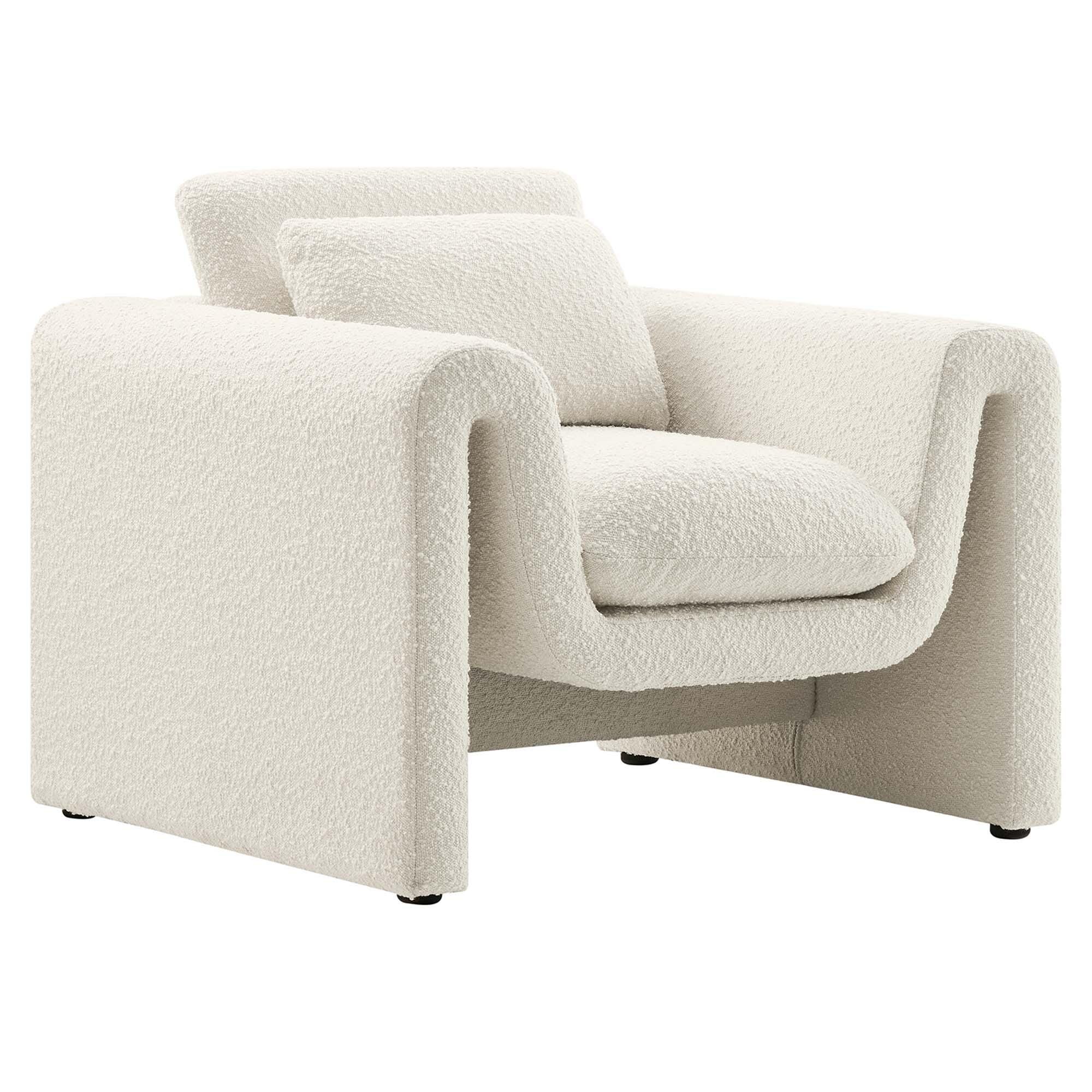 Modway Waverly Accent Chair, White, large