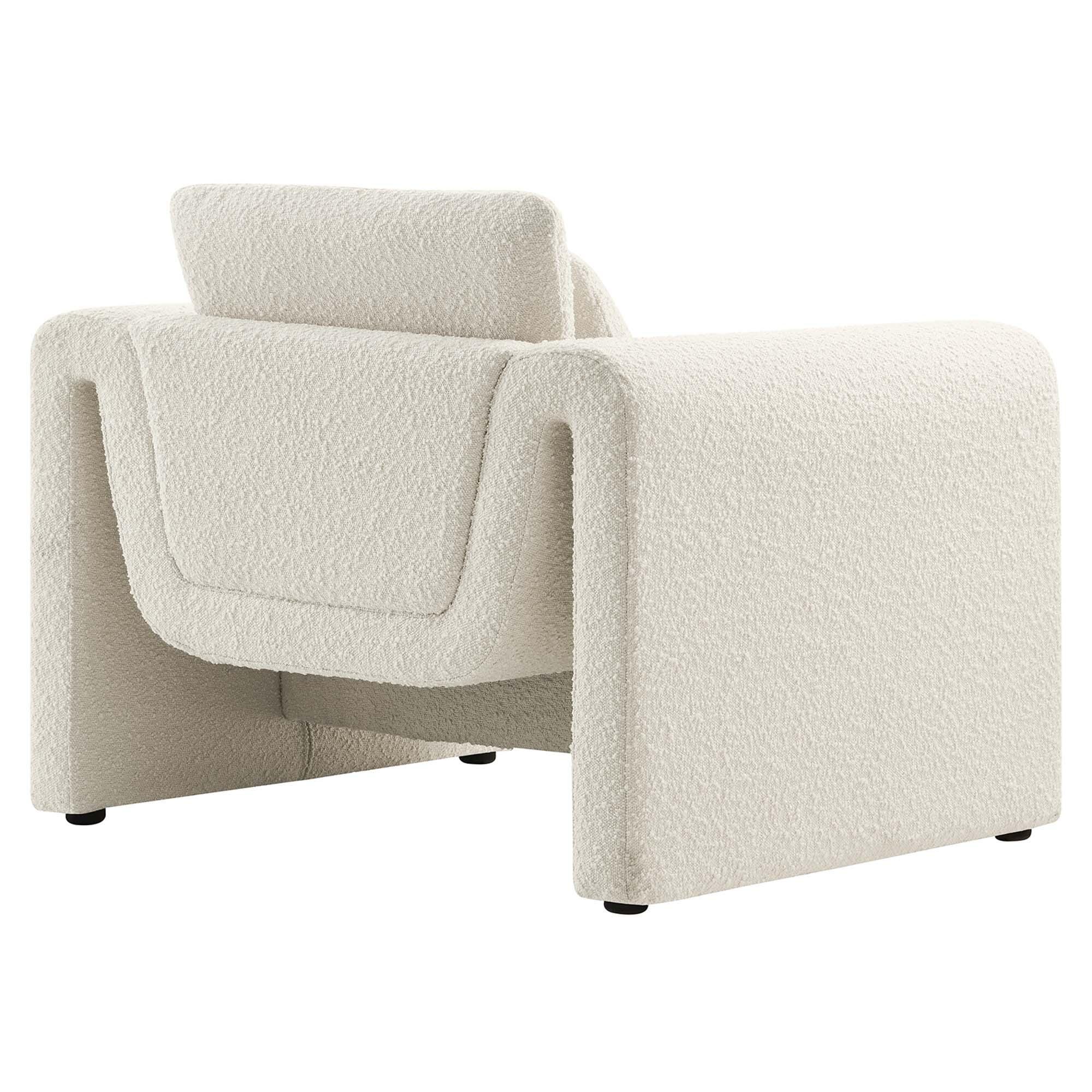 Modway Waverly Accent Chair, White, large