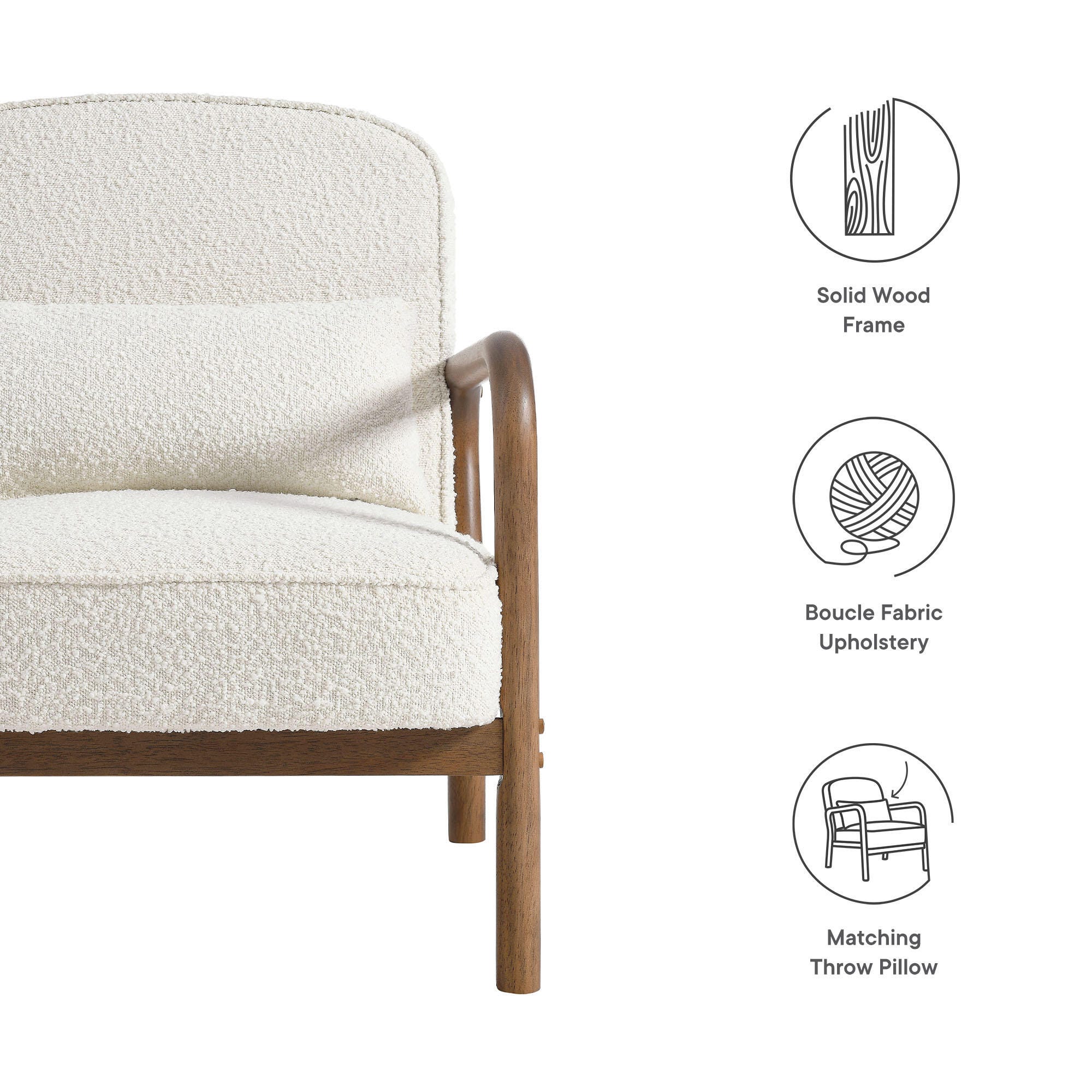 Modway Charlie Accent Chair, , large