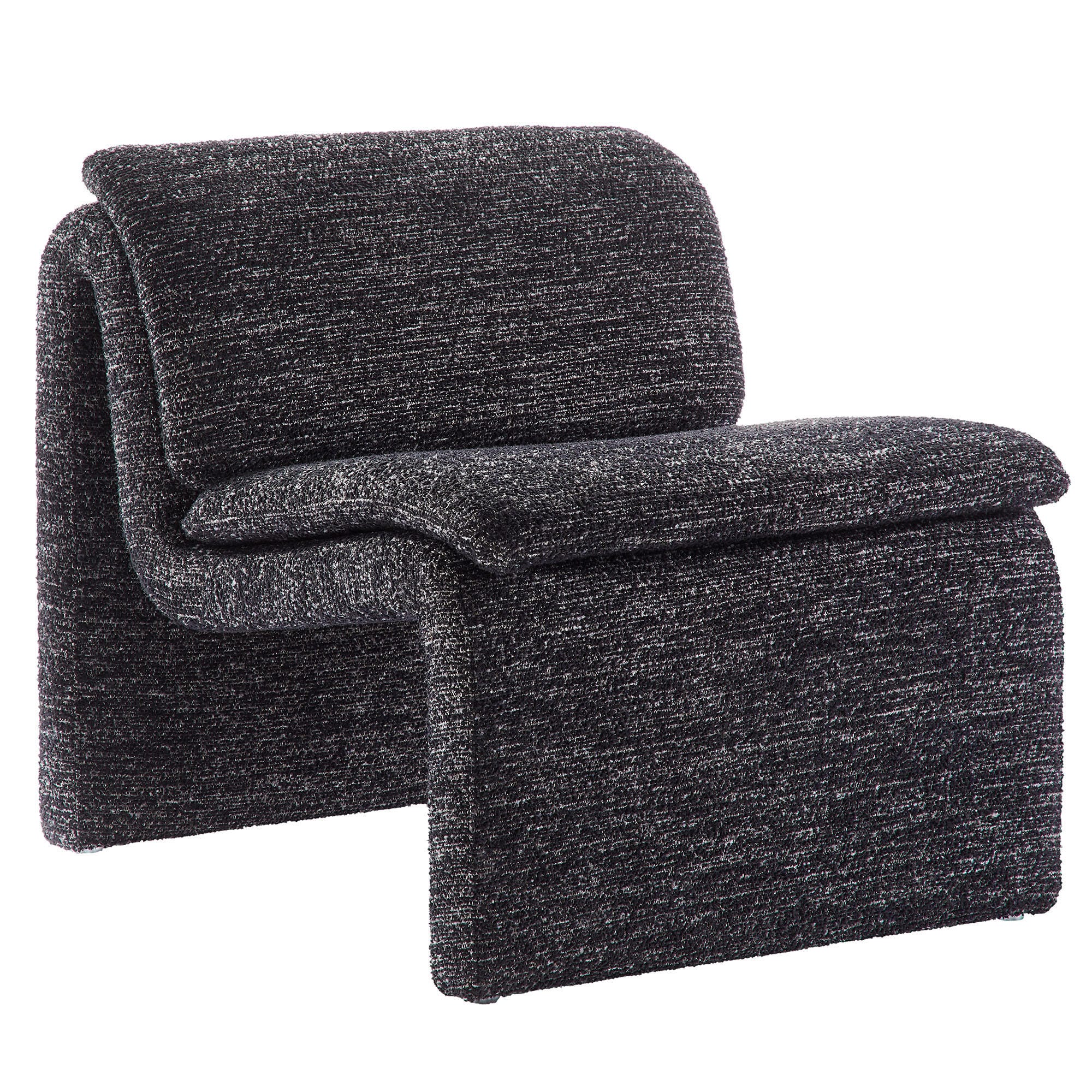 Modway Lume Accent Chair, Charcoal, large