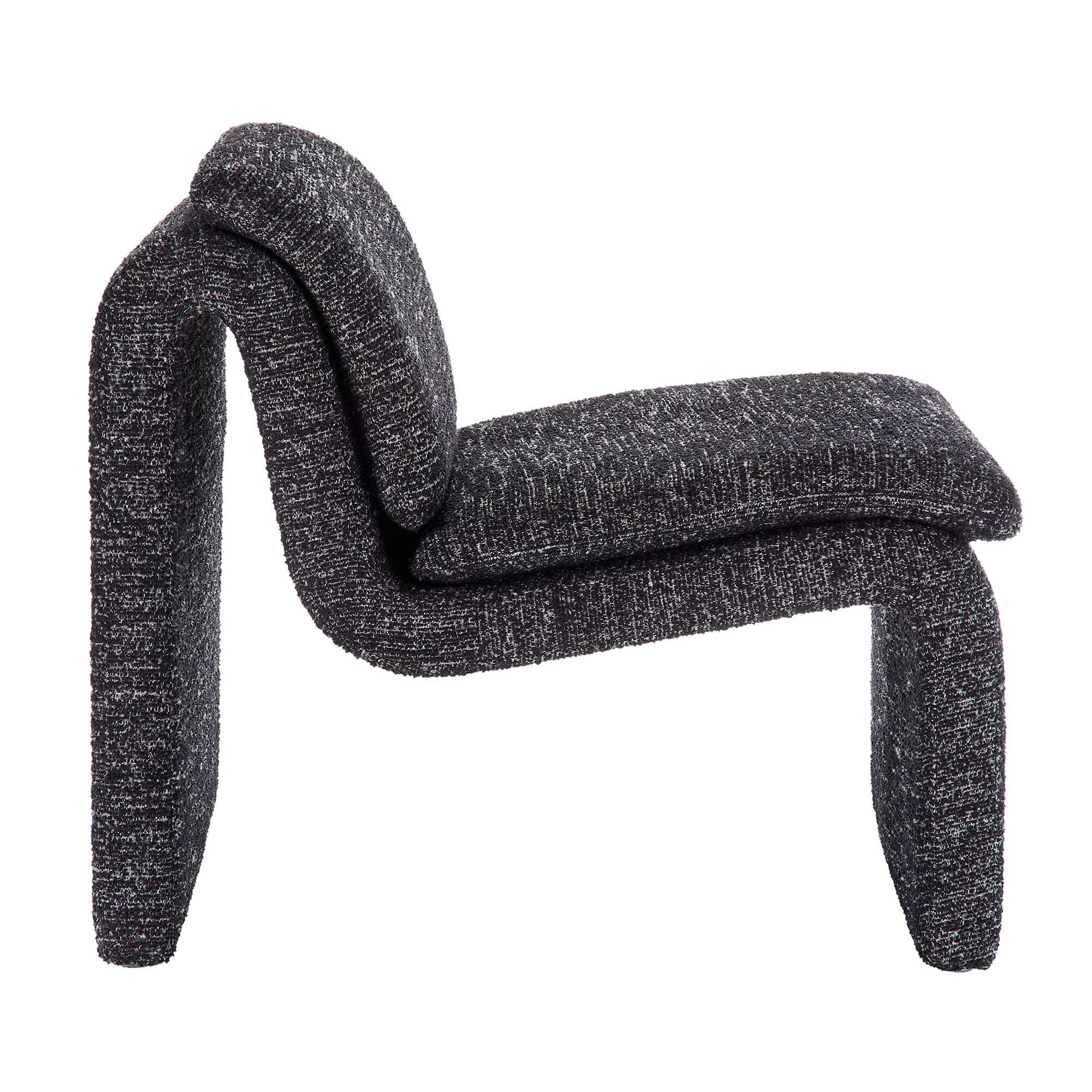 Modway Lume Accent Chair, Charcoal, large