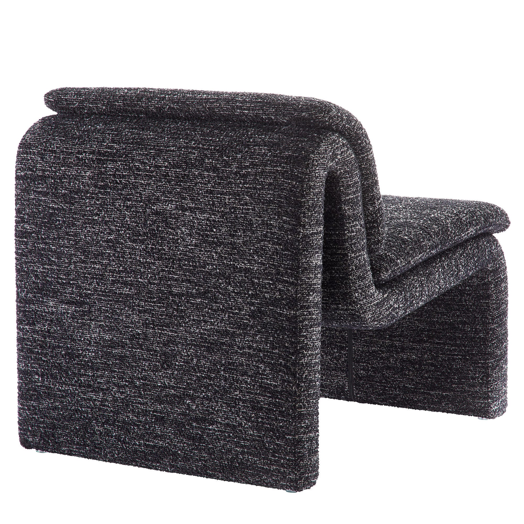Modway Lume Accent Chair, Charcoal, large