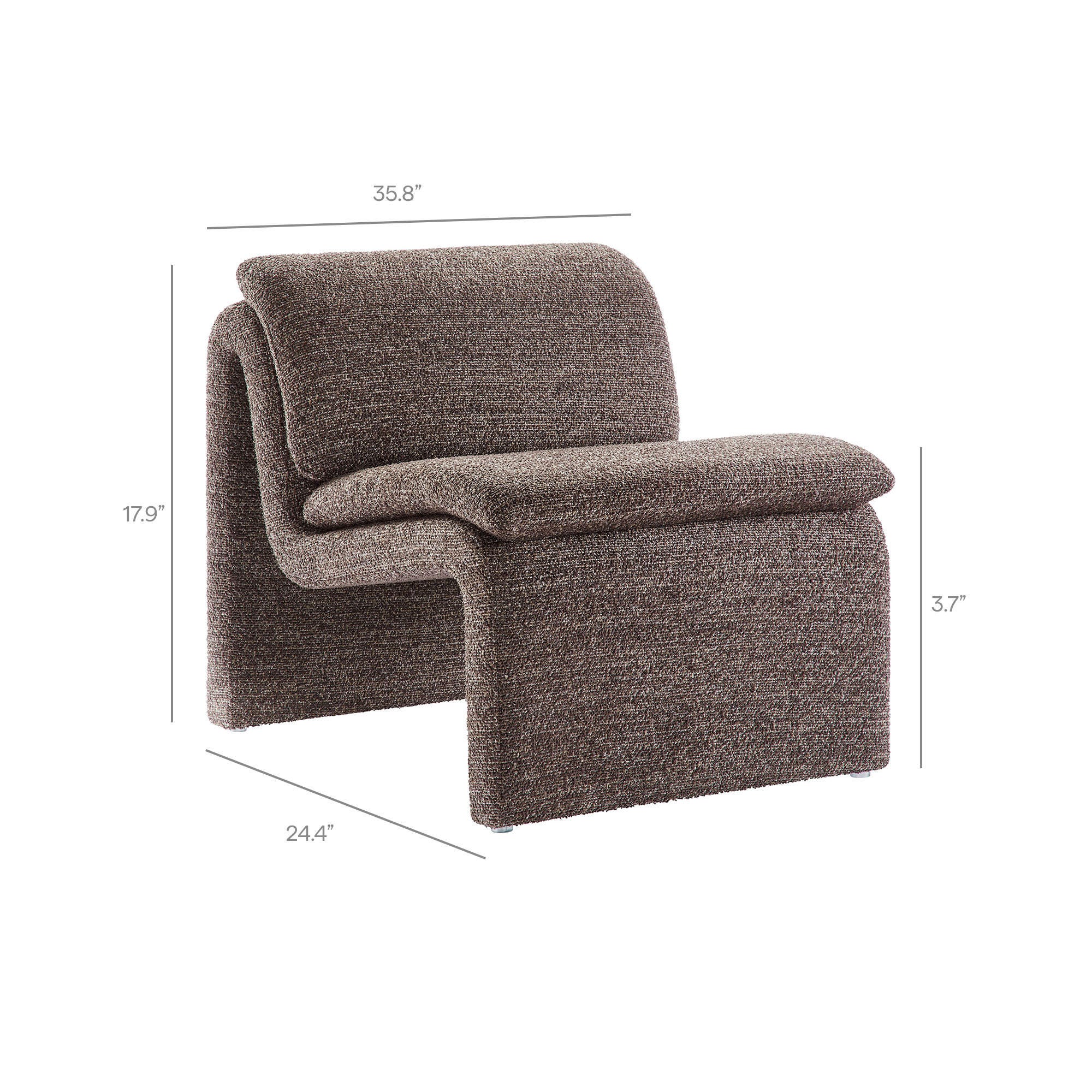 Modway Lume Accent Chair, Antique, large