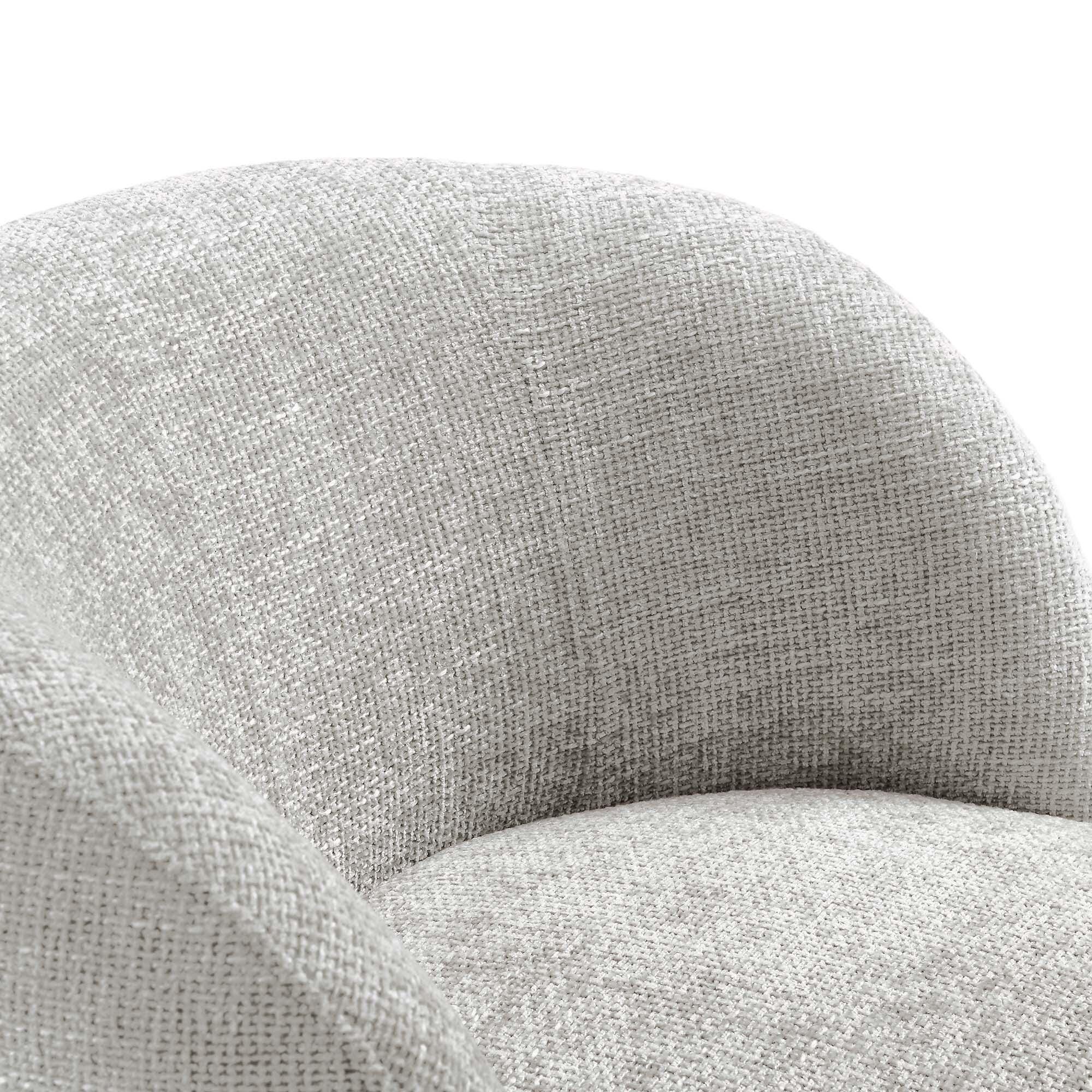 Modway Vesta Swivel Accent Chair, Dove Gray, large