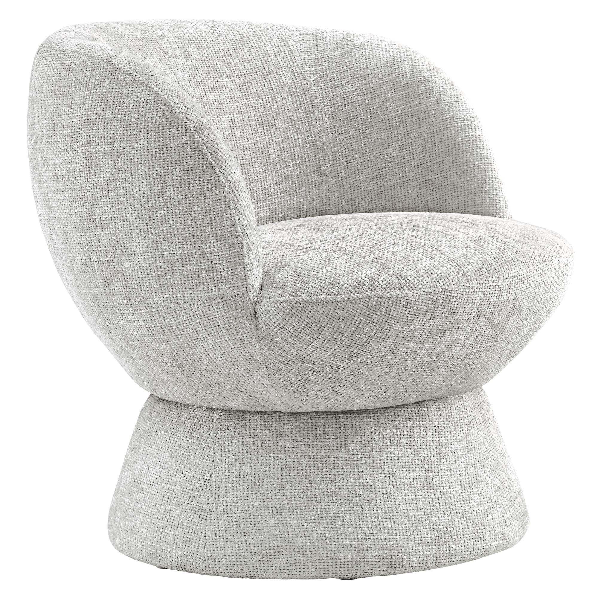 Modway Vesta Swivel Accent Chair, Dove Gray, large