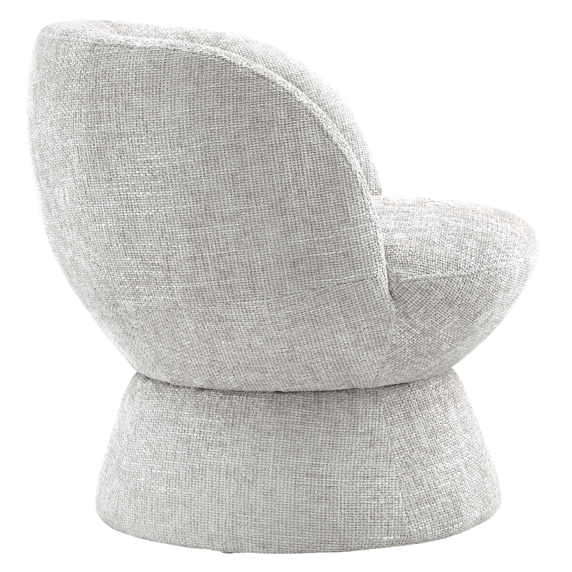 Modway Vesta Swivel Accent Chair, Dove Gray, large