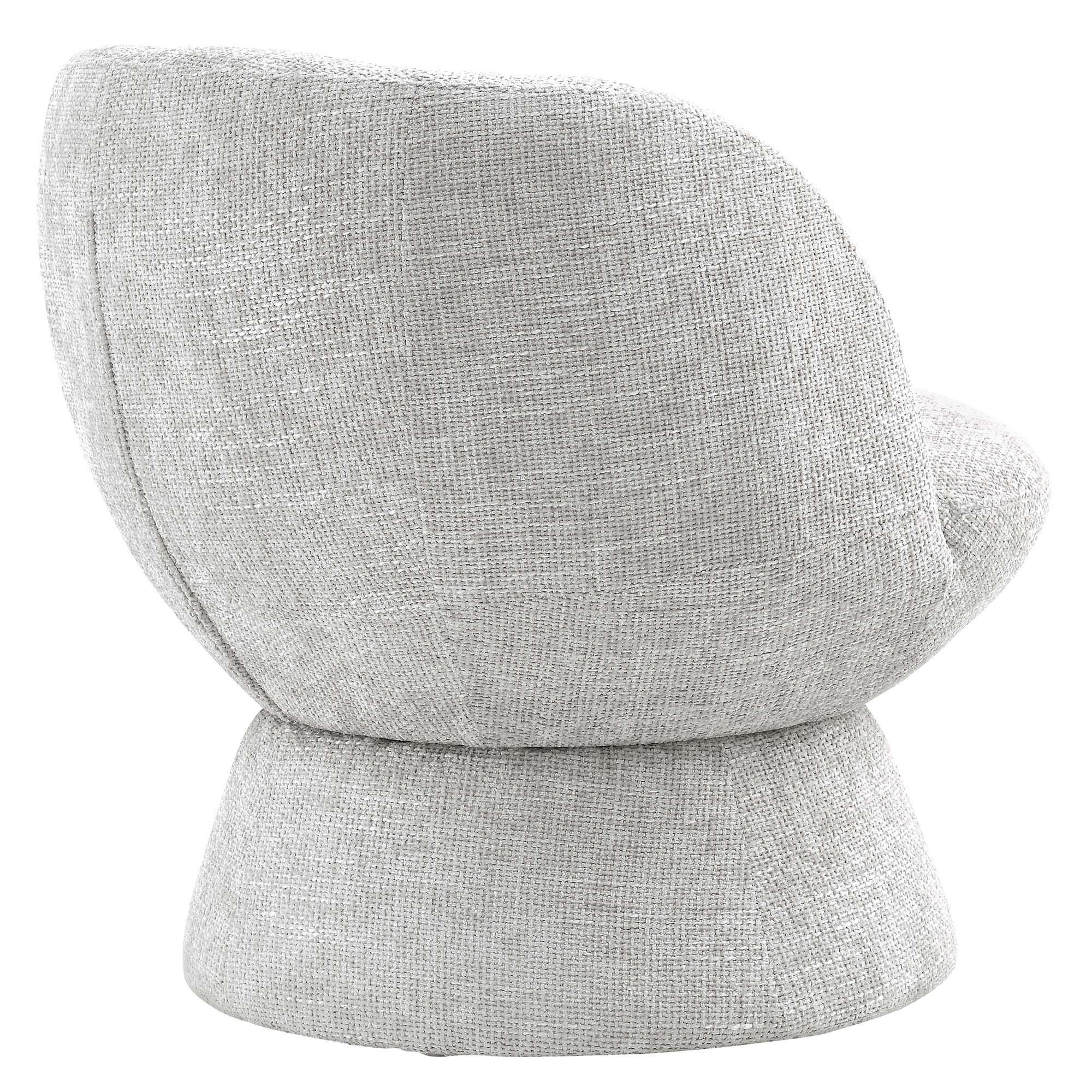 Modway Vesta Swivel Accent Chair, Dove Gray, large