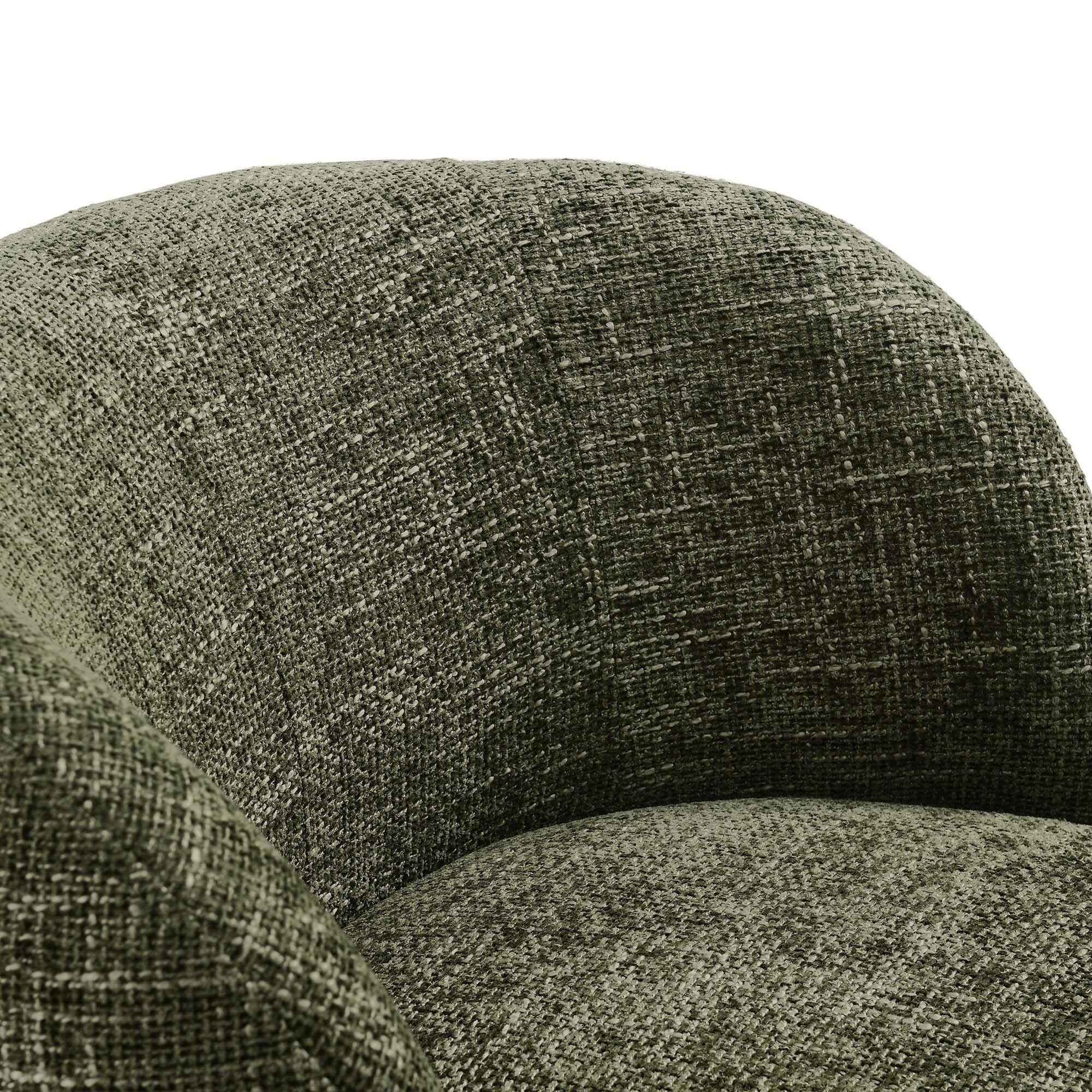 Modway Vesta Swivel Accent Chair, Basil, large