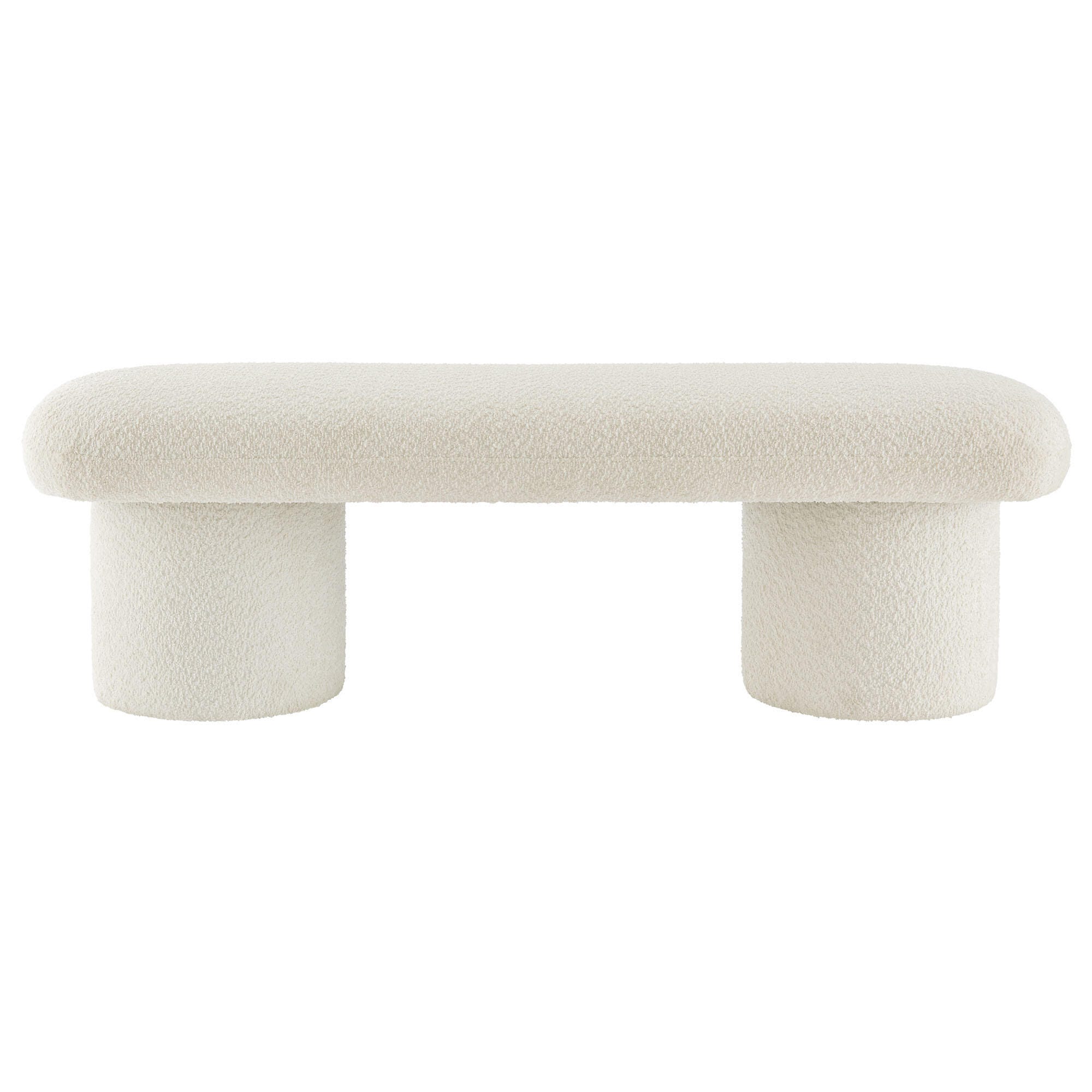 Modway Orla Bench, White, large
