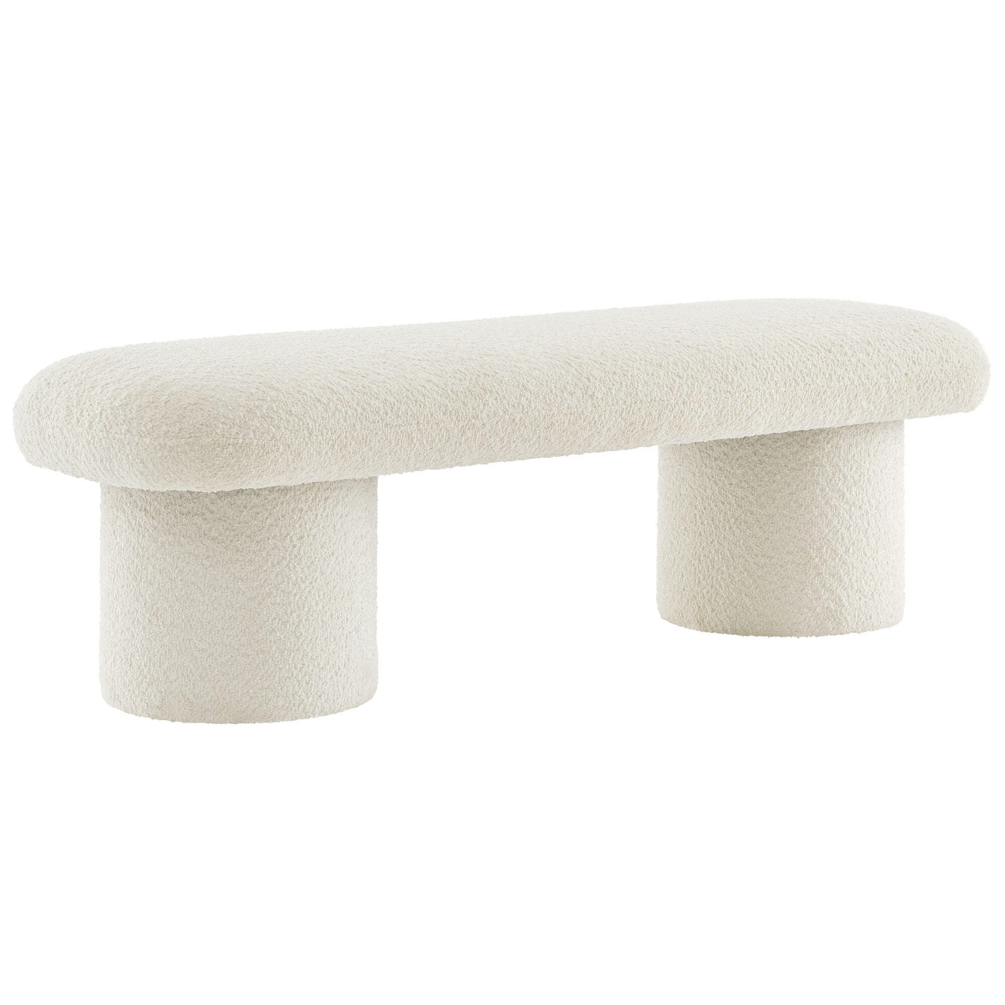 Modway Orla Bench, White, large