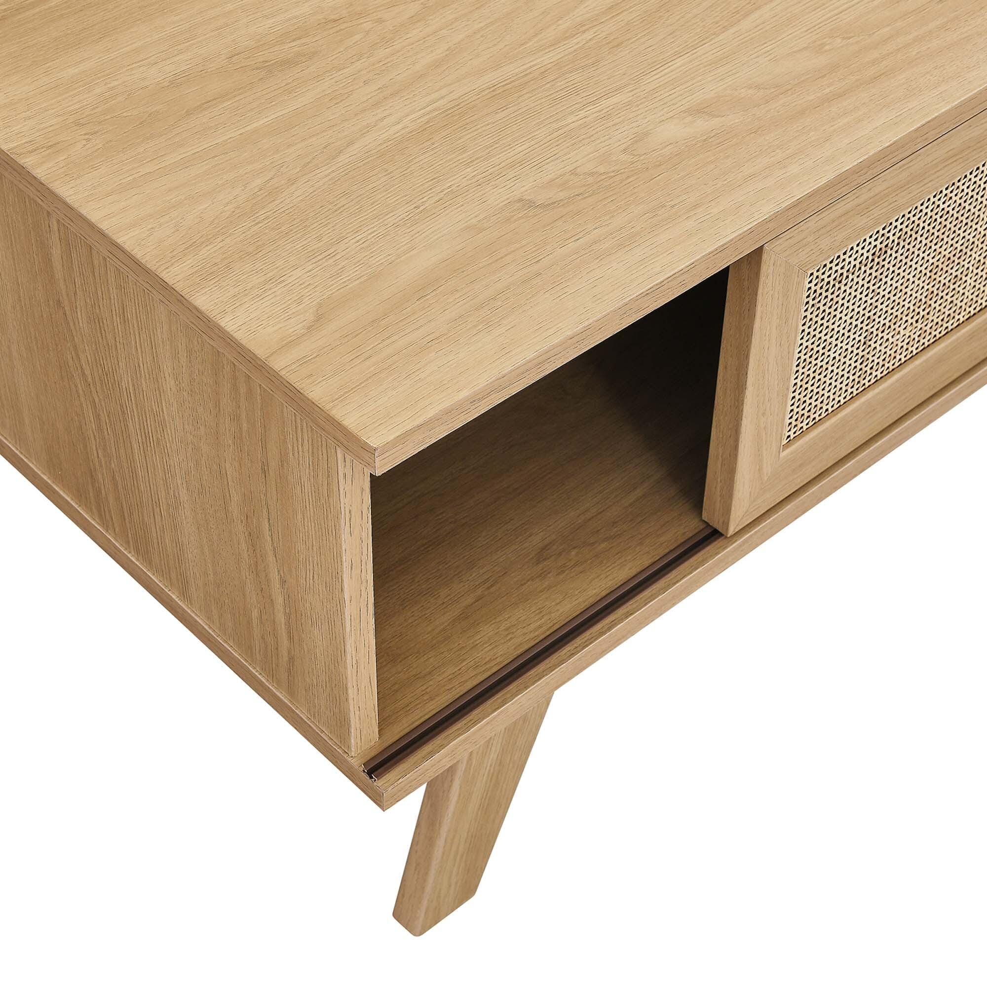 Modway Soma Coffee Table, Oak, large