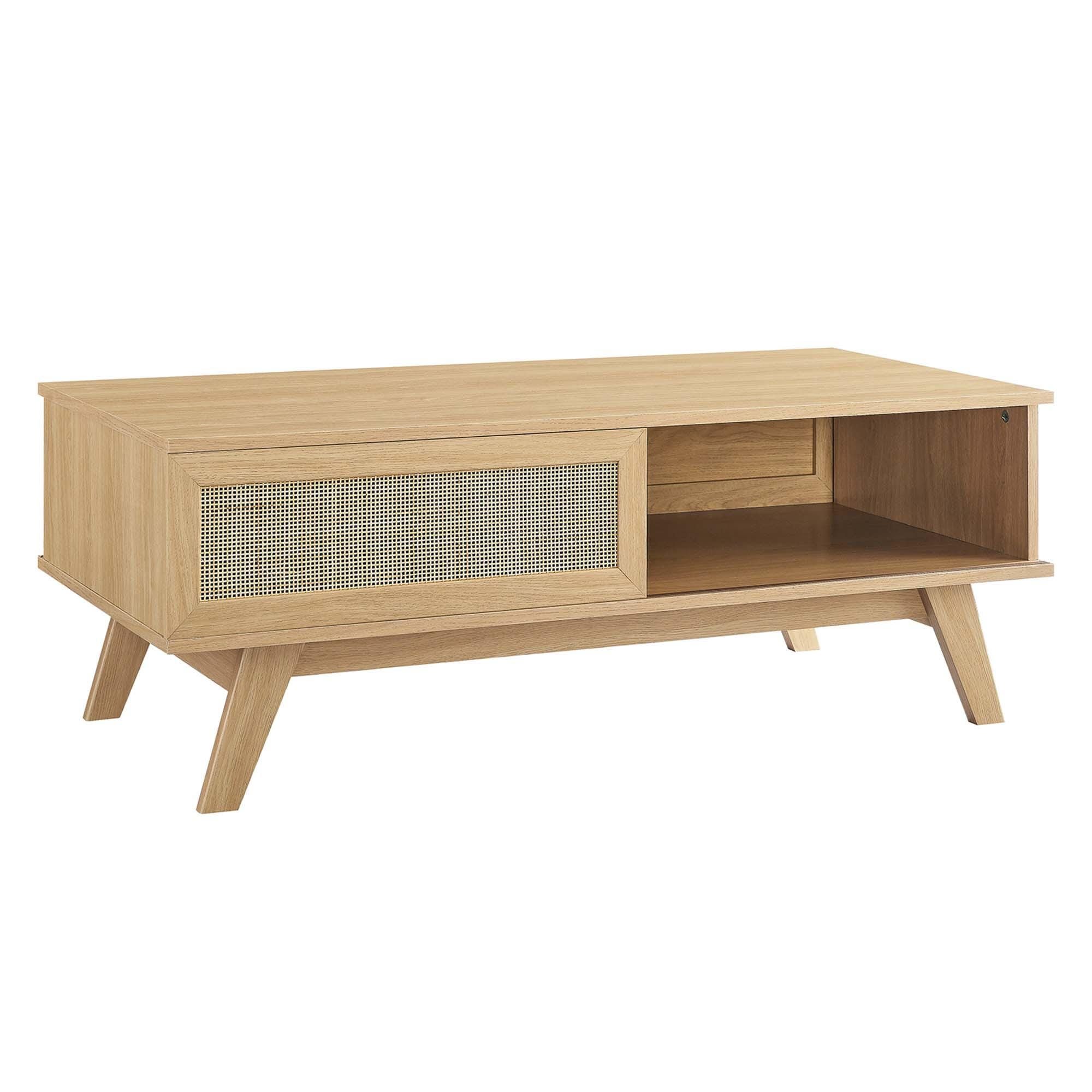 Modway Soma Coffee Table, Oak, large