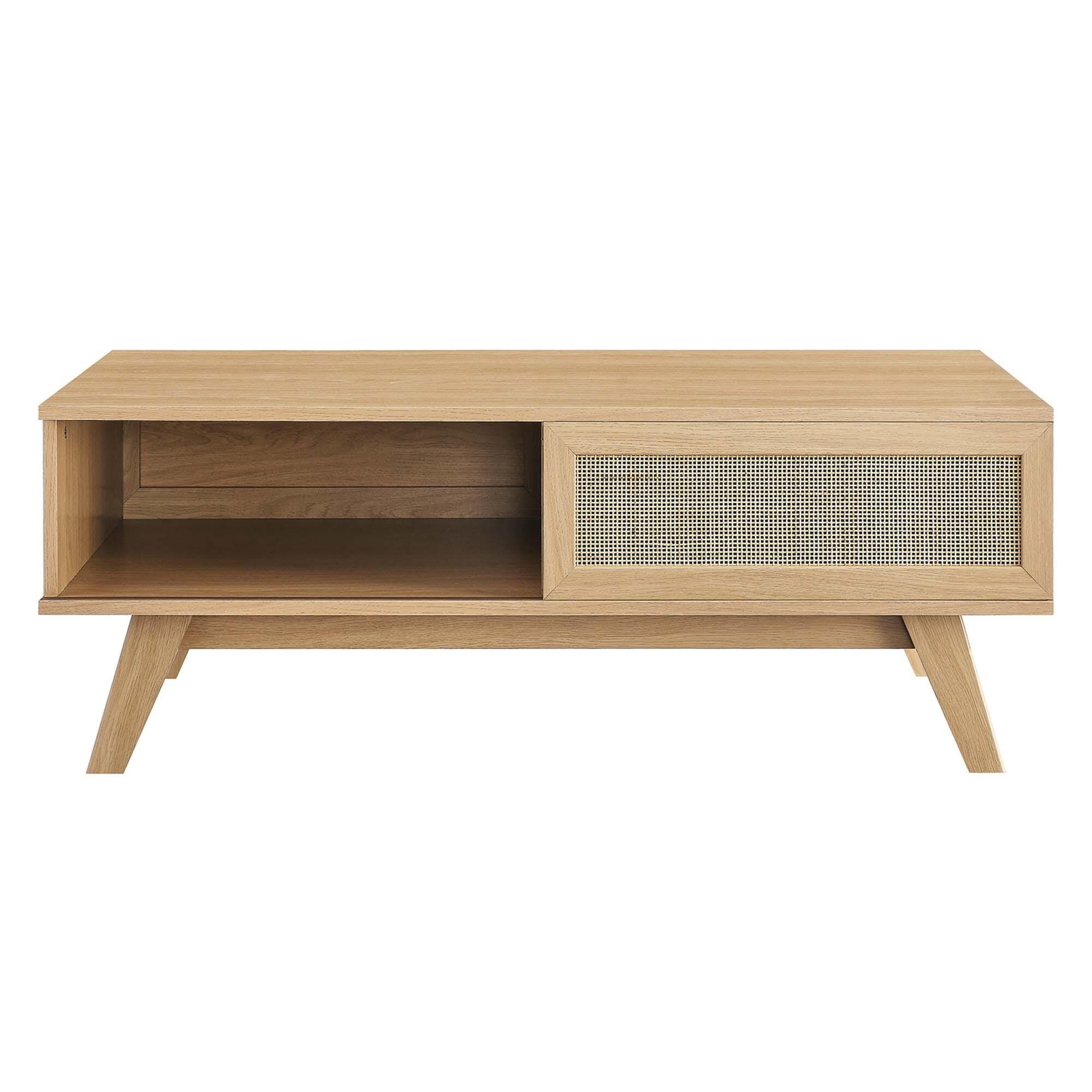 Modway Soma Coffee Table, Oak, large