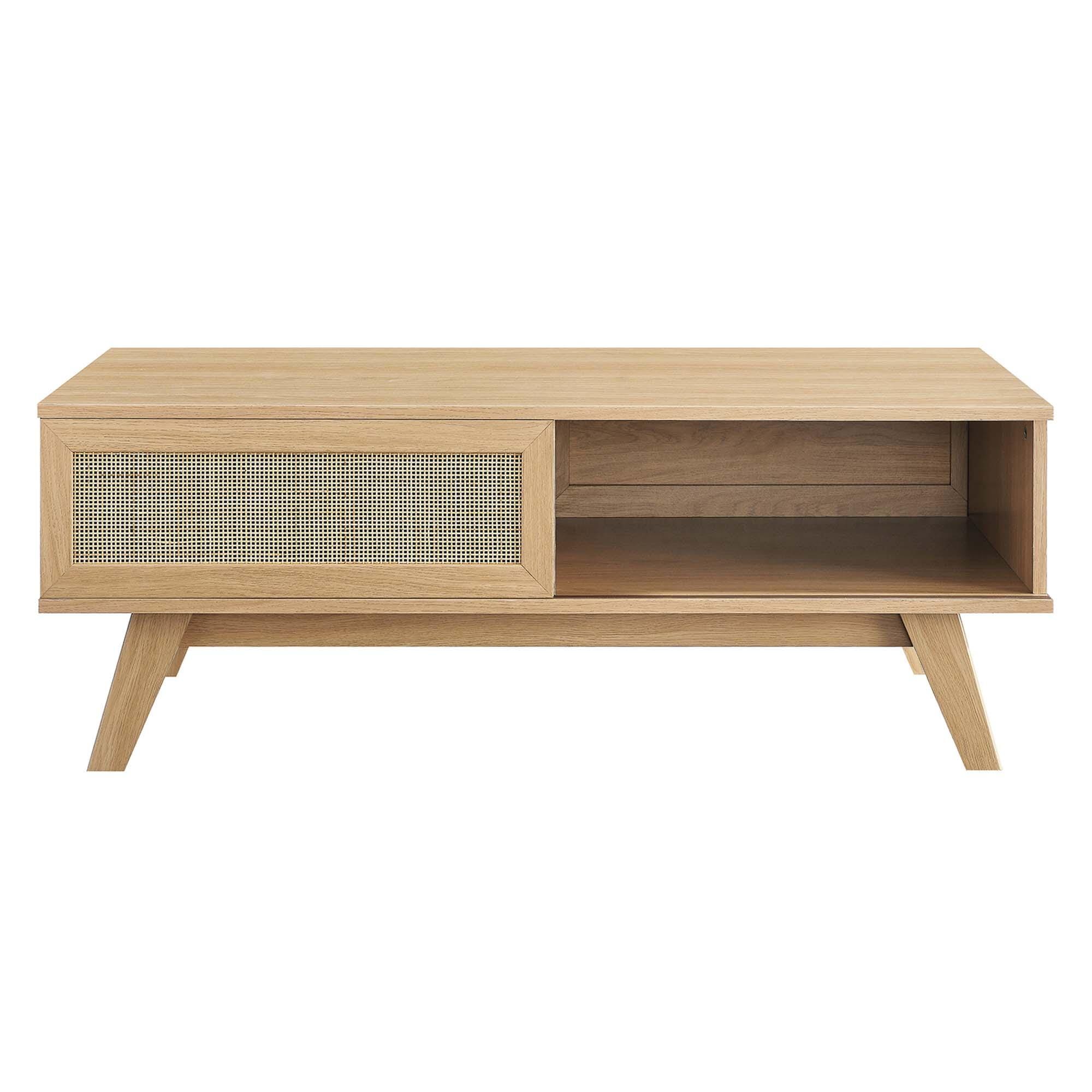 Modway Soma Coffee Table, Oak, large