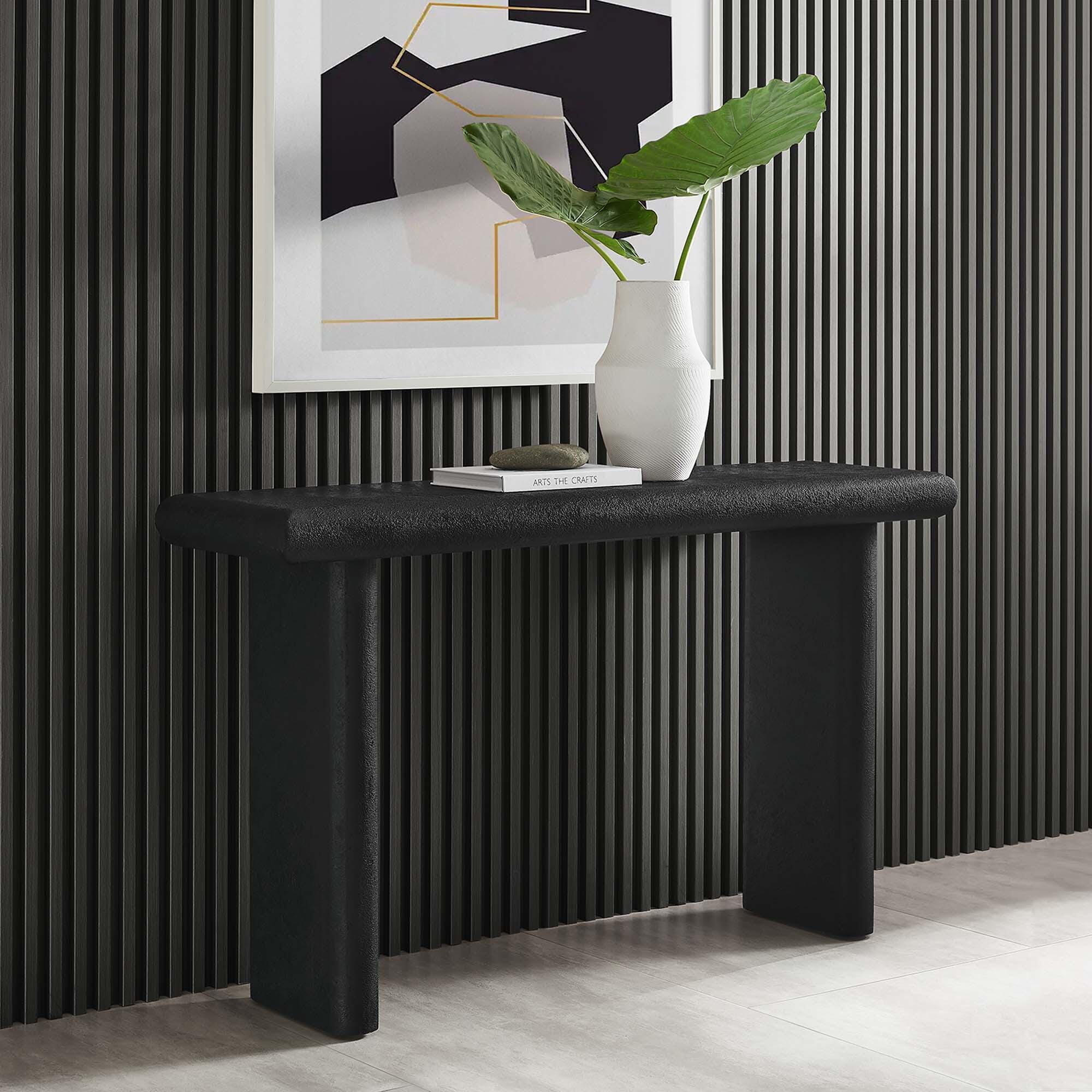 Modway Relic Console Table, Black, rollover