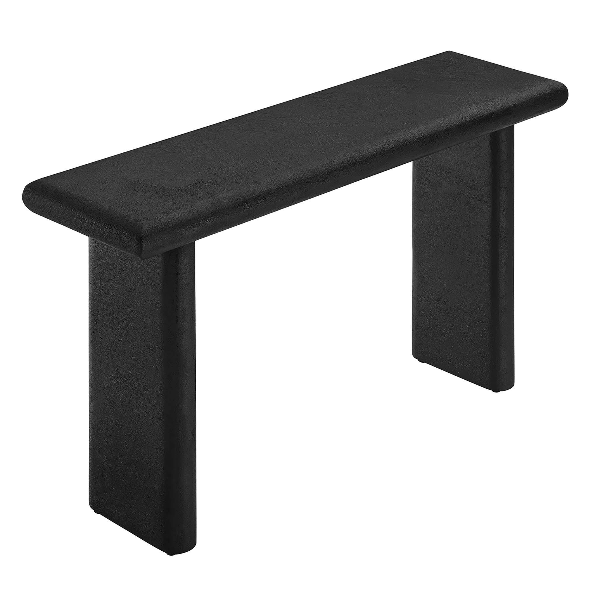 Modway Relic Console Table, Black, large