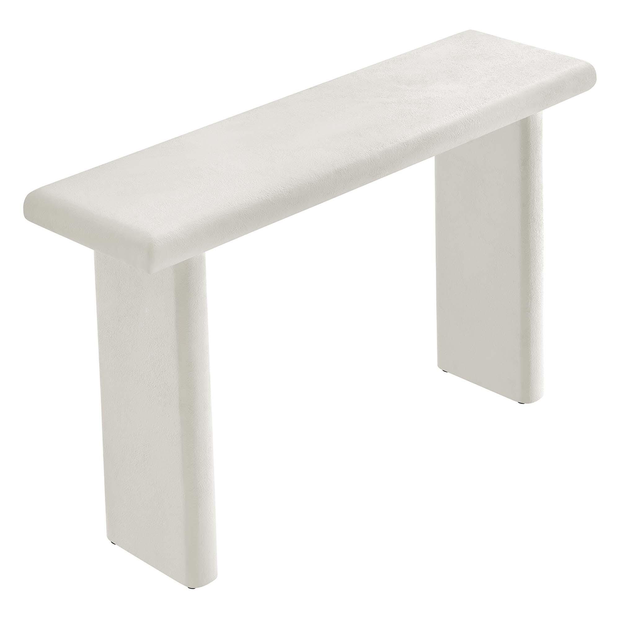 Modway Relic Console Table, White, large