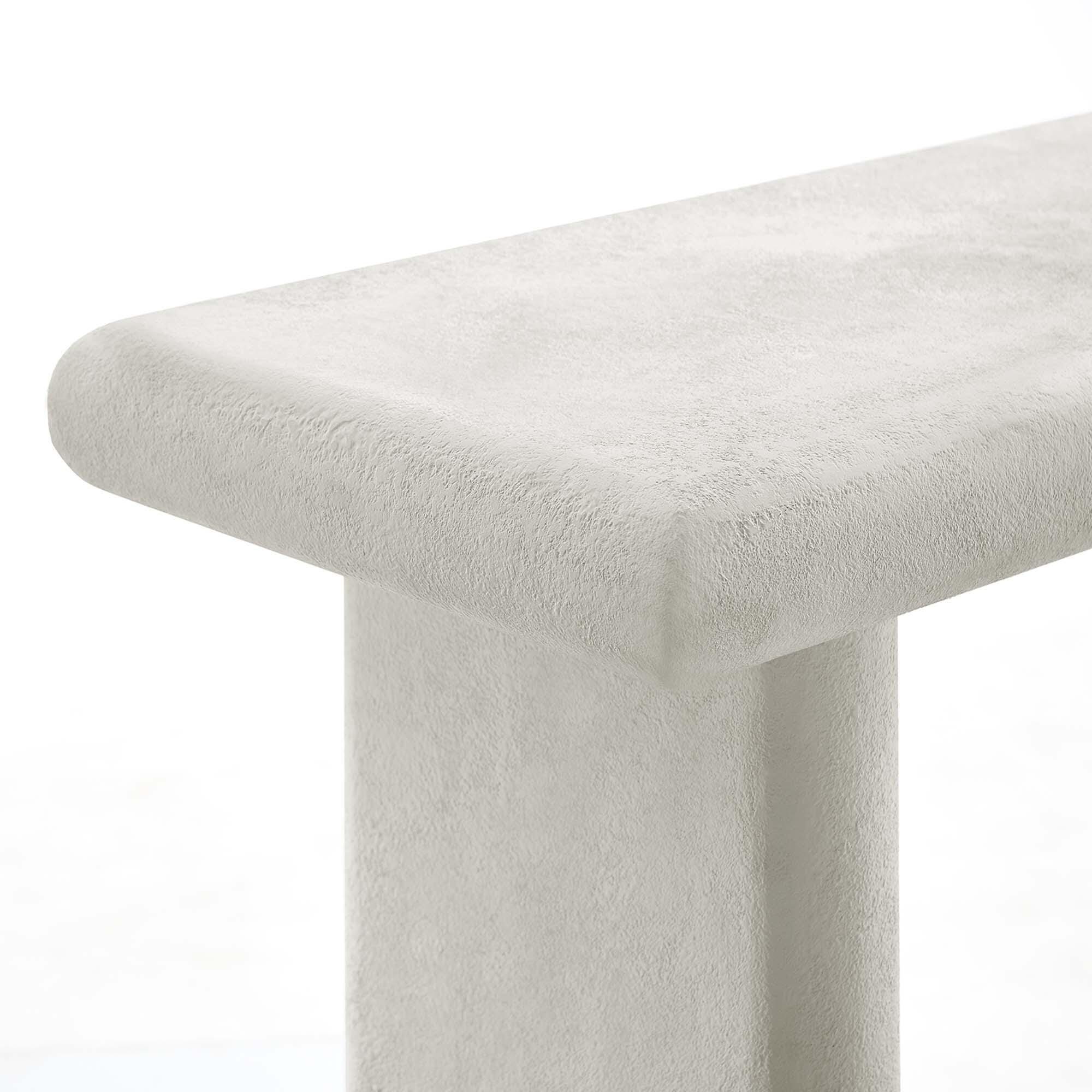 Modway Relic Console Table, White, large