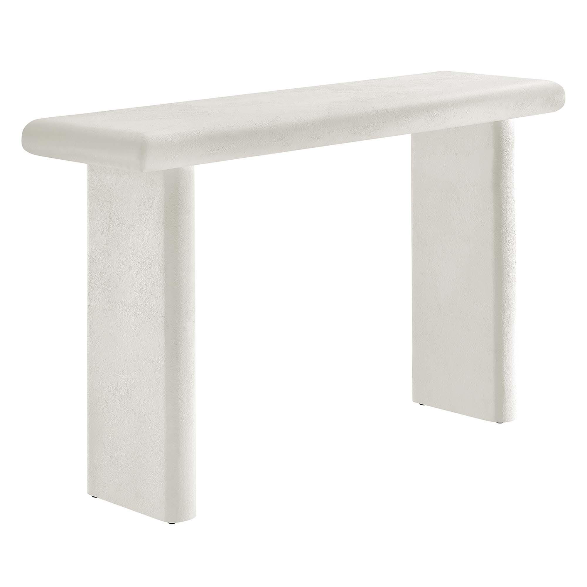 Modway Relic Console Table, White, large