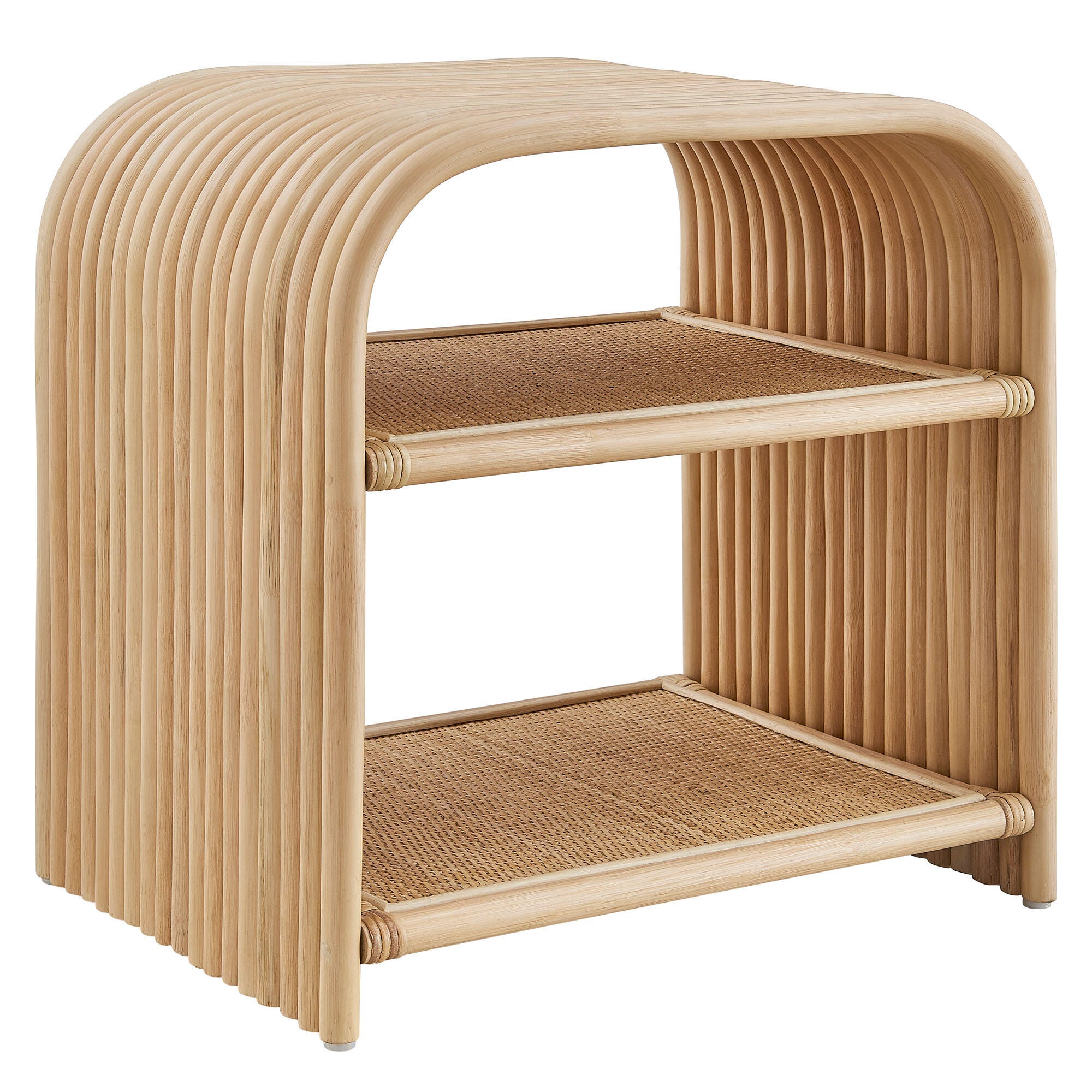 Modway Eve End Table, Natural, large