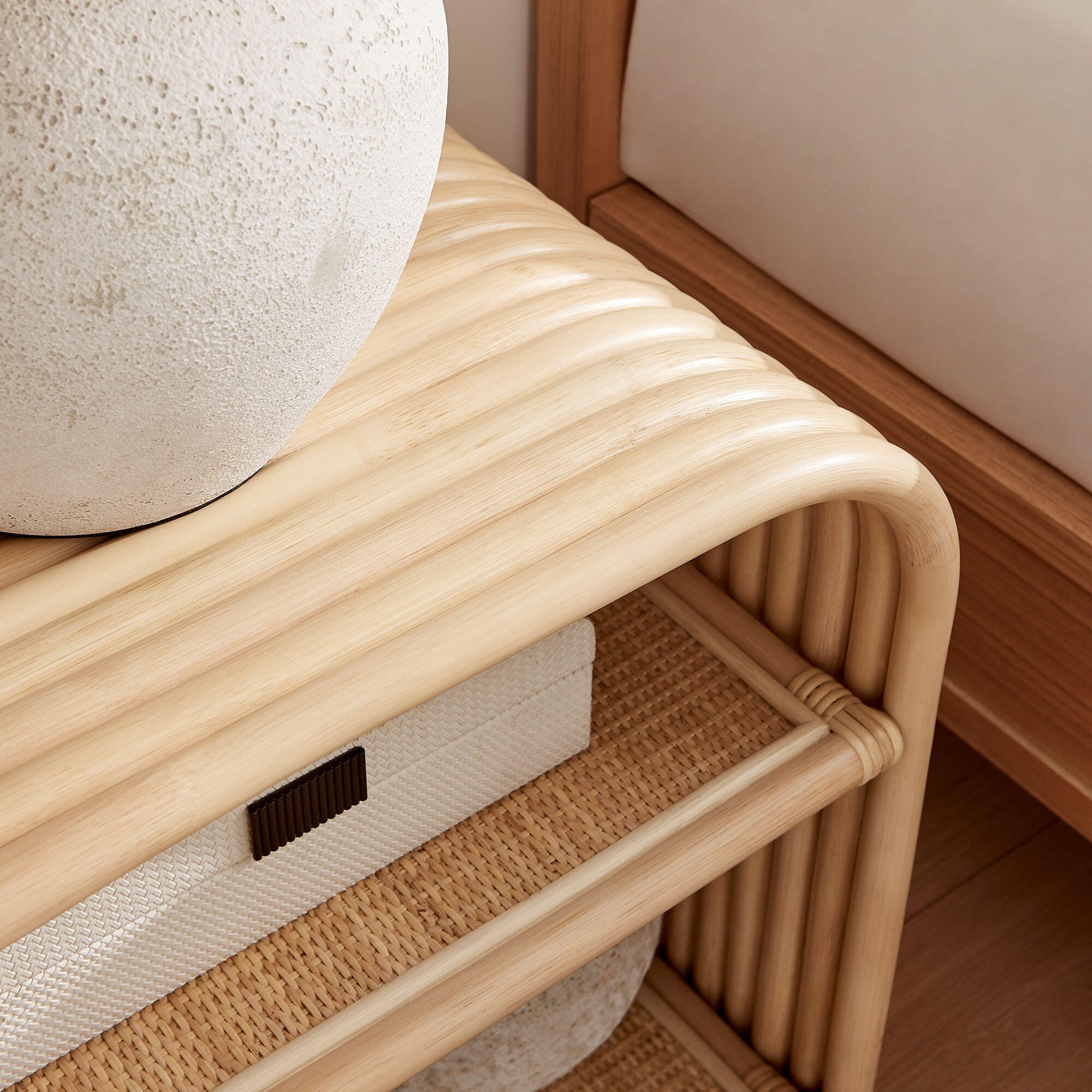 Modway Eve End Table, Natural, large