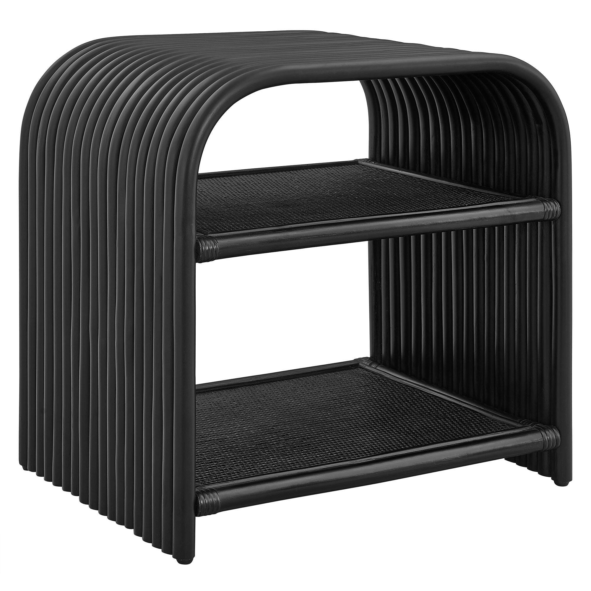 Modway Eve End Table, Black, large