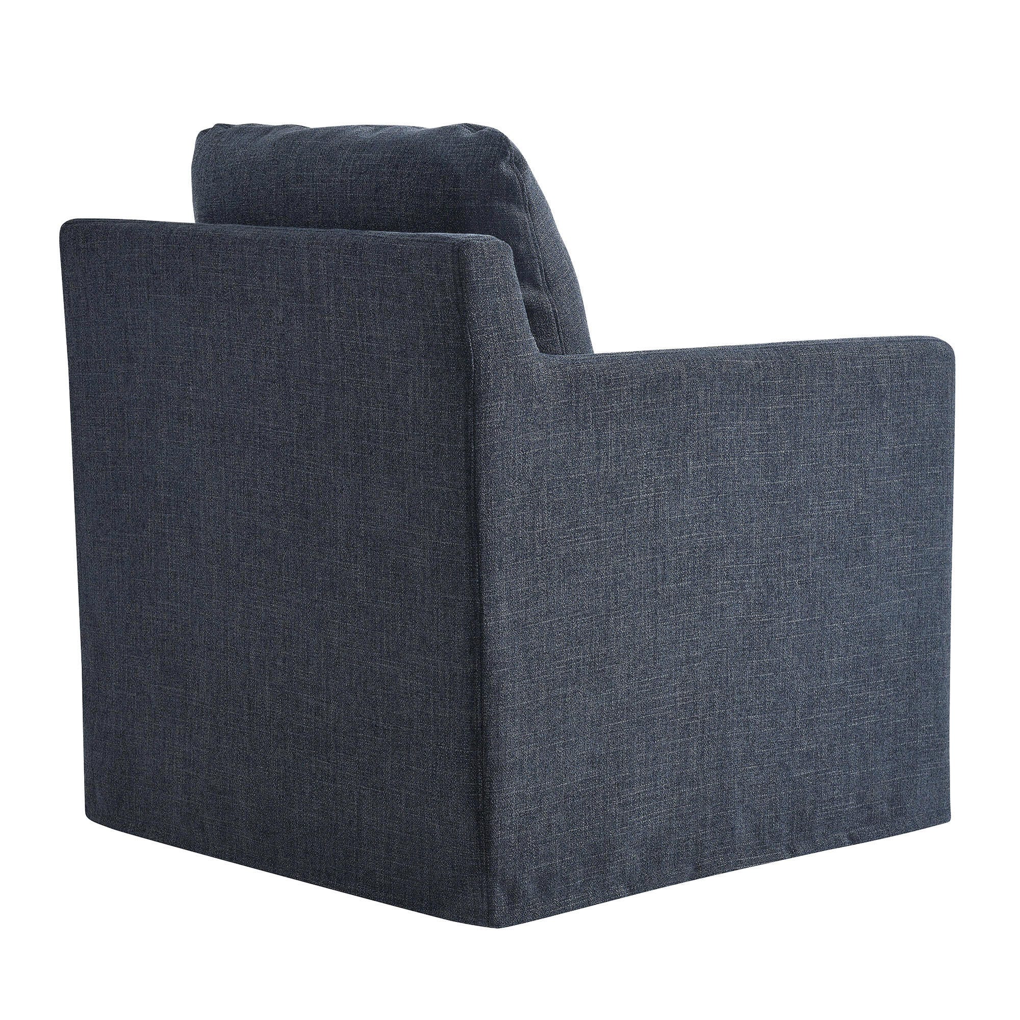 Modway Serene Swivel Accent Chair, Slate Blue, large