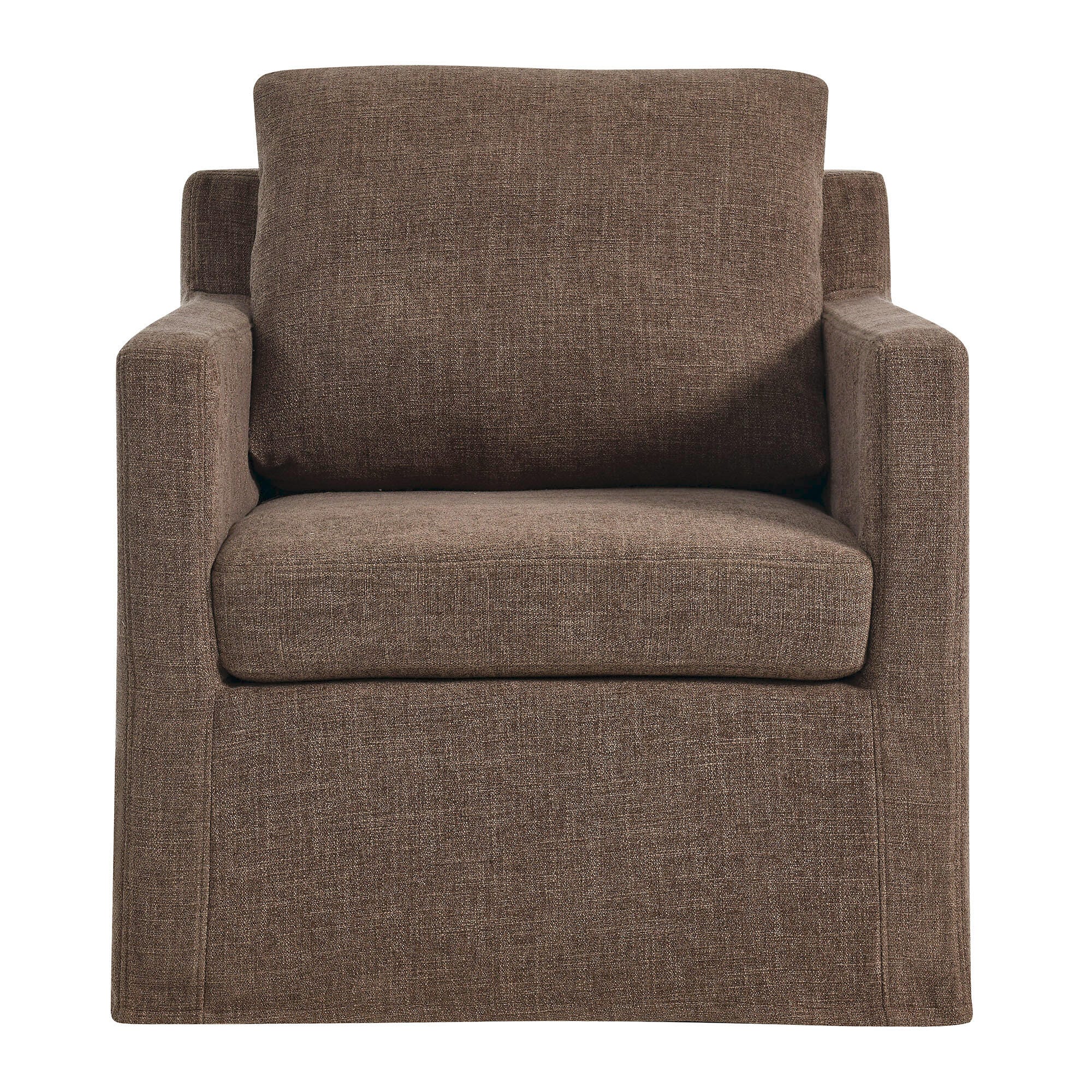 Modway Serene Swivel Accent Chair, Mocha, large