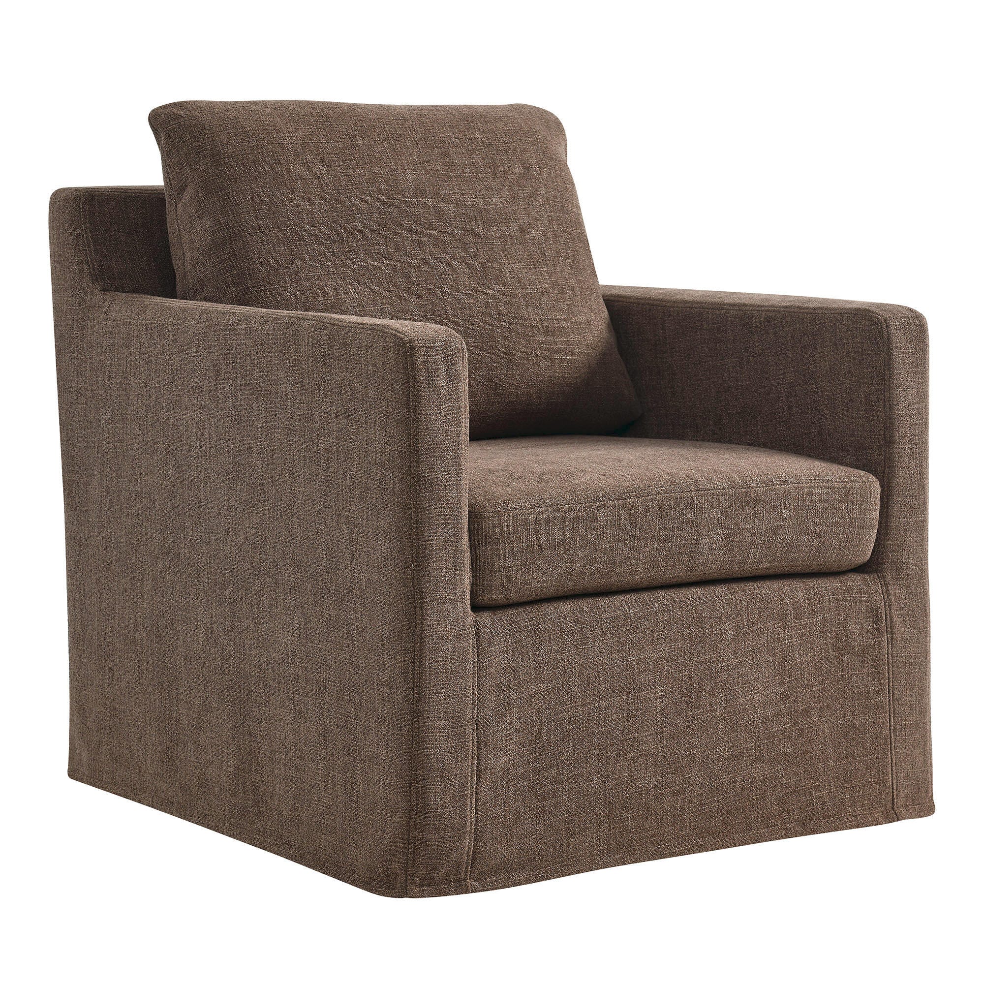 Modway Serene Swivel Accent Chair, Mocha, large