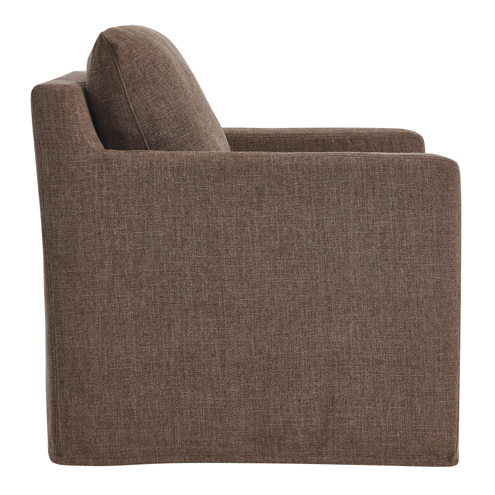 Modway Serene Swivel Accent Chair, Mocha, large