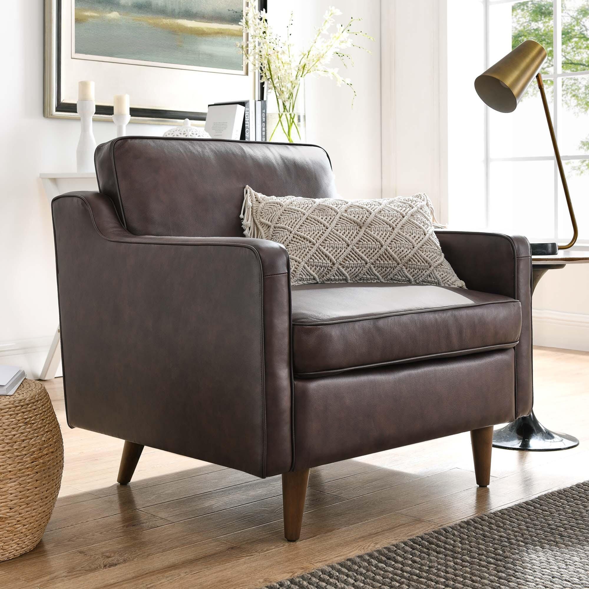 Modway Impart Accent Chair, Brown, rollover
